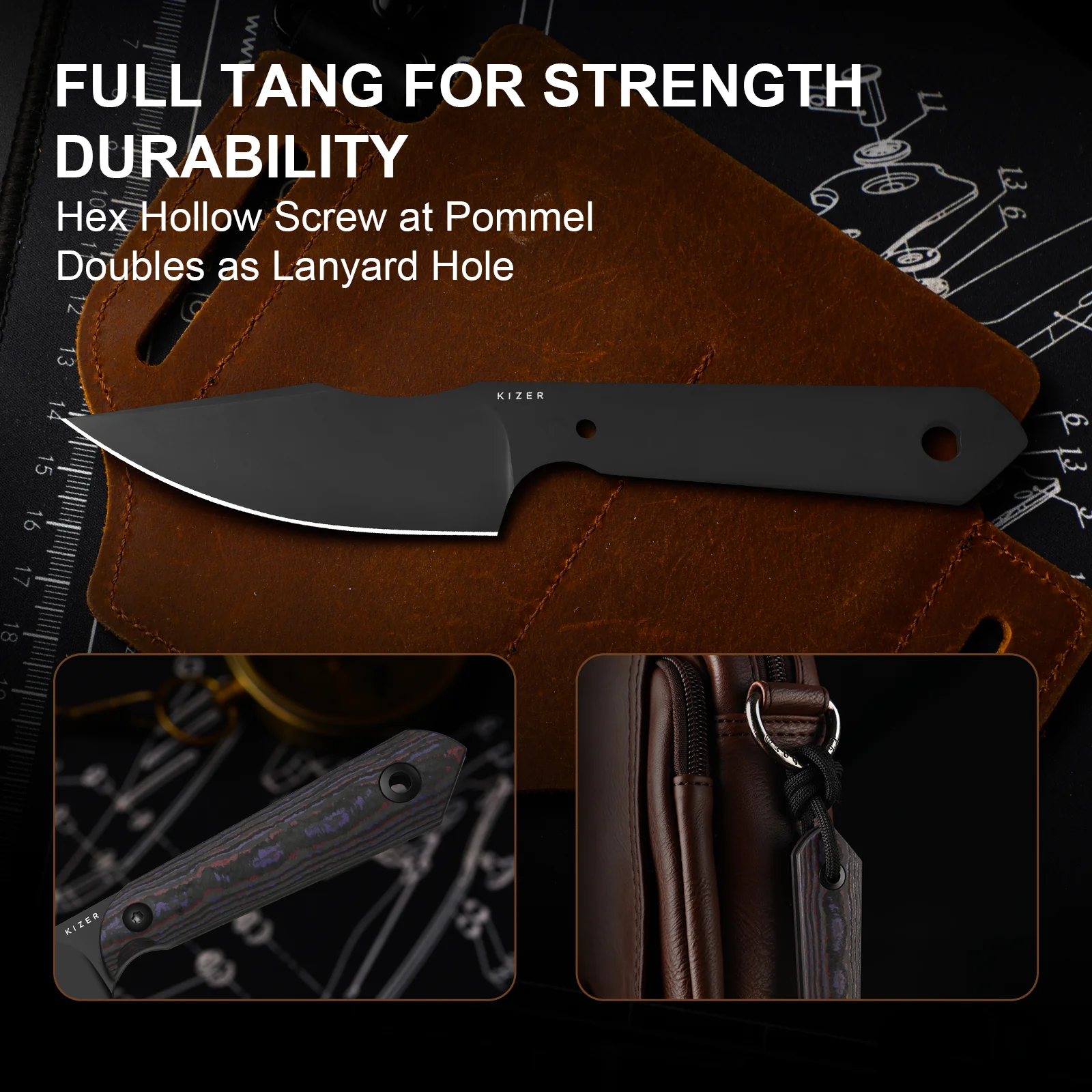 Mini Harpoon | S45VN | Fat Carbon | KizerB™ 1040S9 - Image 11