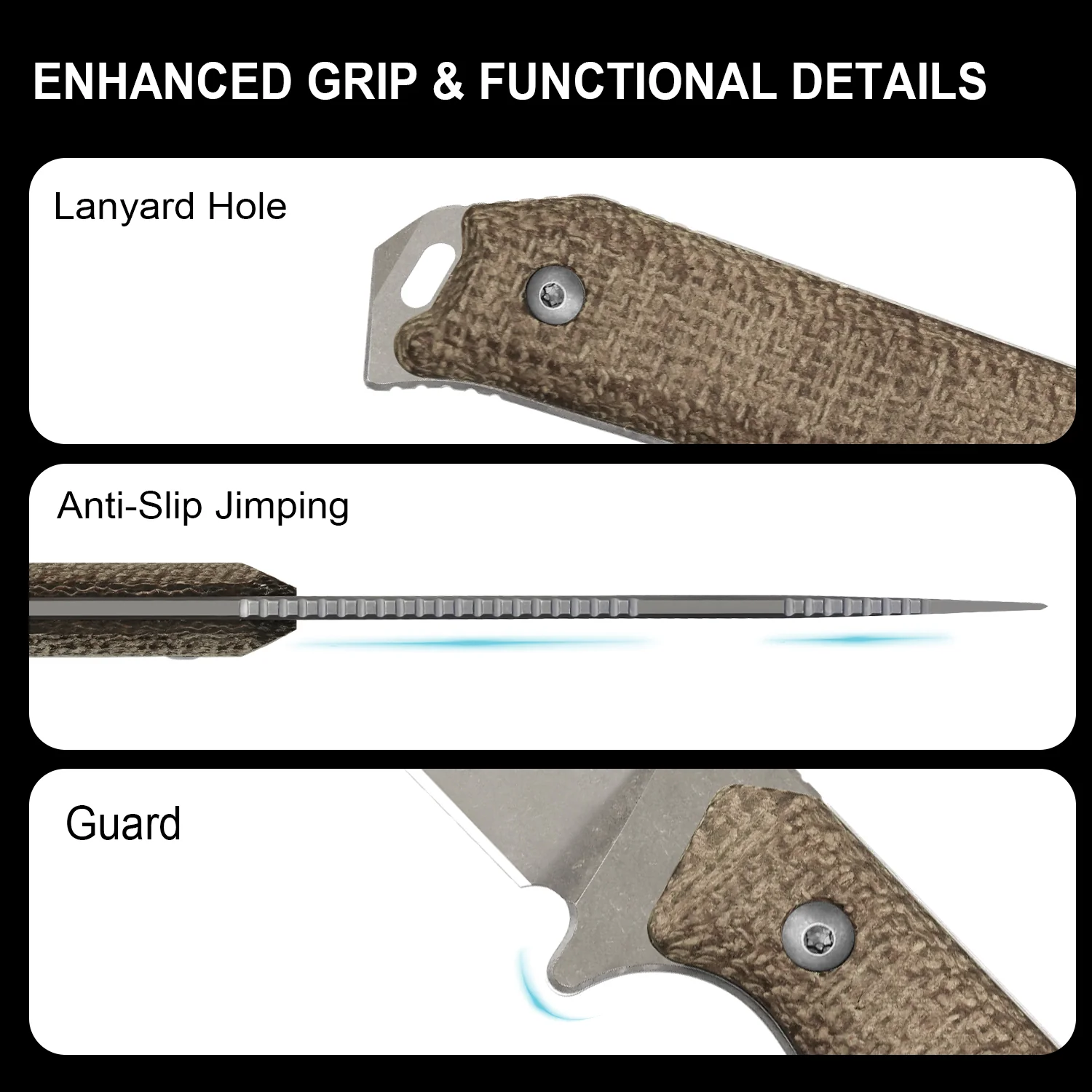 Begleiter® Fix | 3V+Hollow Grind | Burlap Micarta | Hollow Grind | KizerV™ 1045MD1 - Image 14