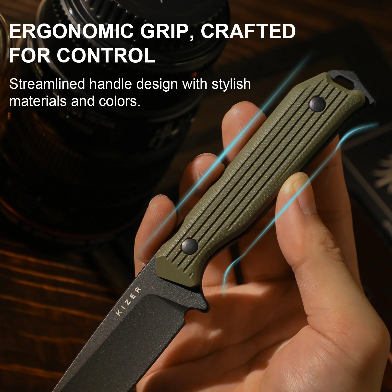 Begleiter® Fix | AEB-L+Hollow Grind | G10 | Hollow Grind | KizerV™ 1045MT2 - Image 9
