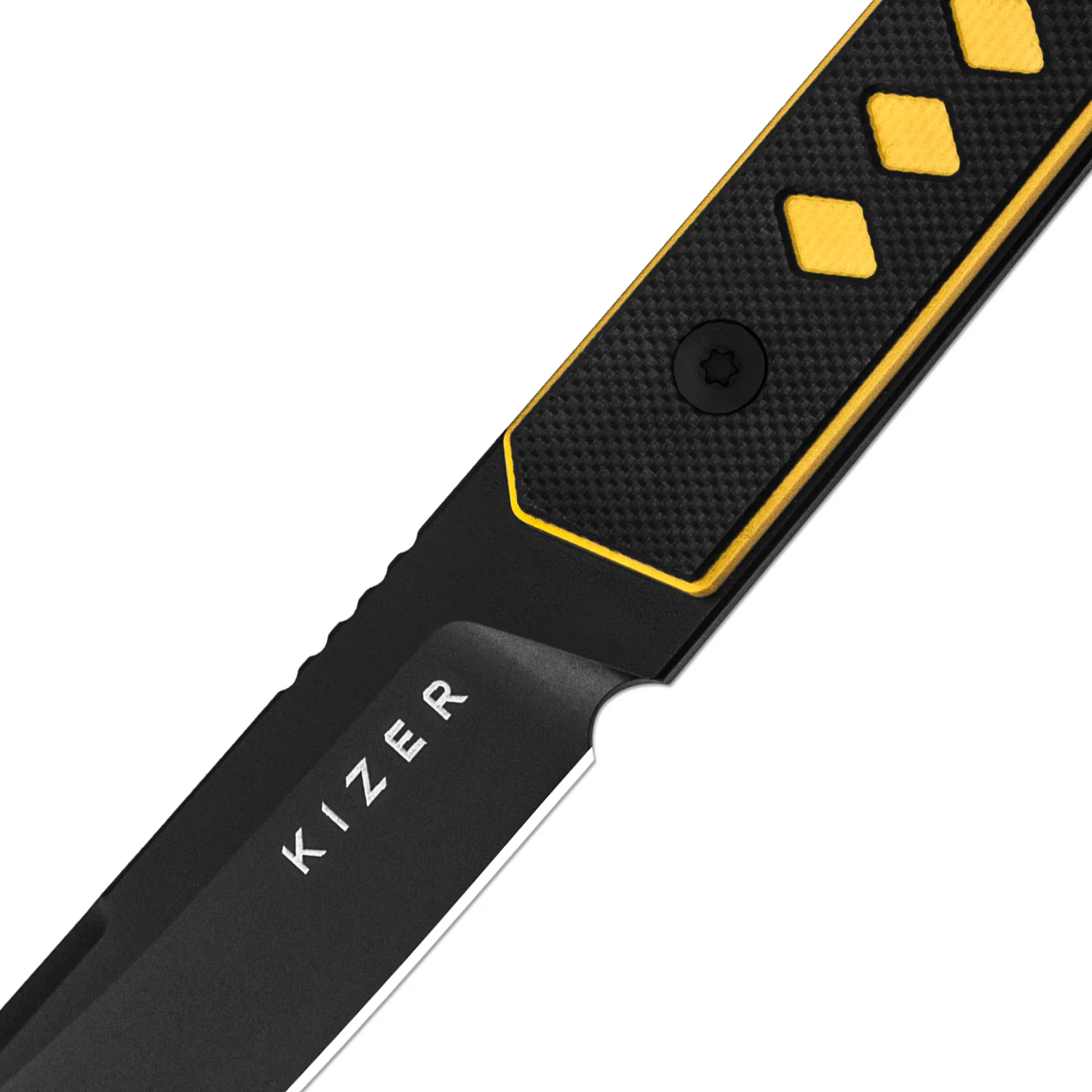 Kwaiken | Nitro-V | Black & Yellow G10 | KizerV™ 1066A3 - Image 4