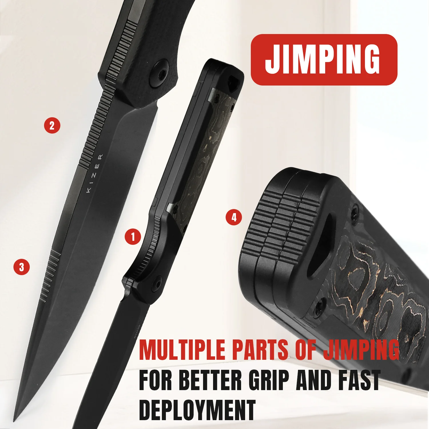 Militaw® | S35VN | Aluminium+Fat Carbon | KizerB™ 1067A1 - Image 10