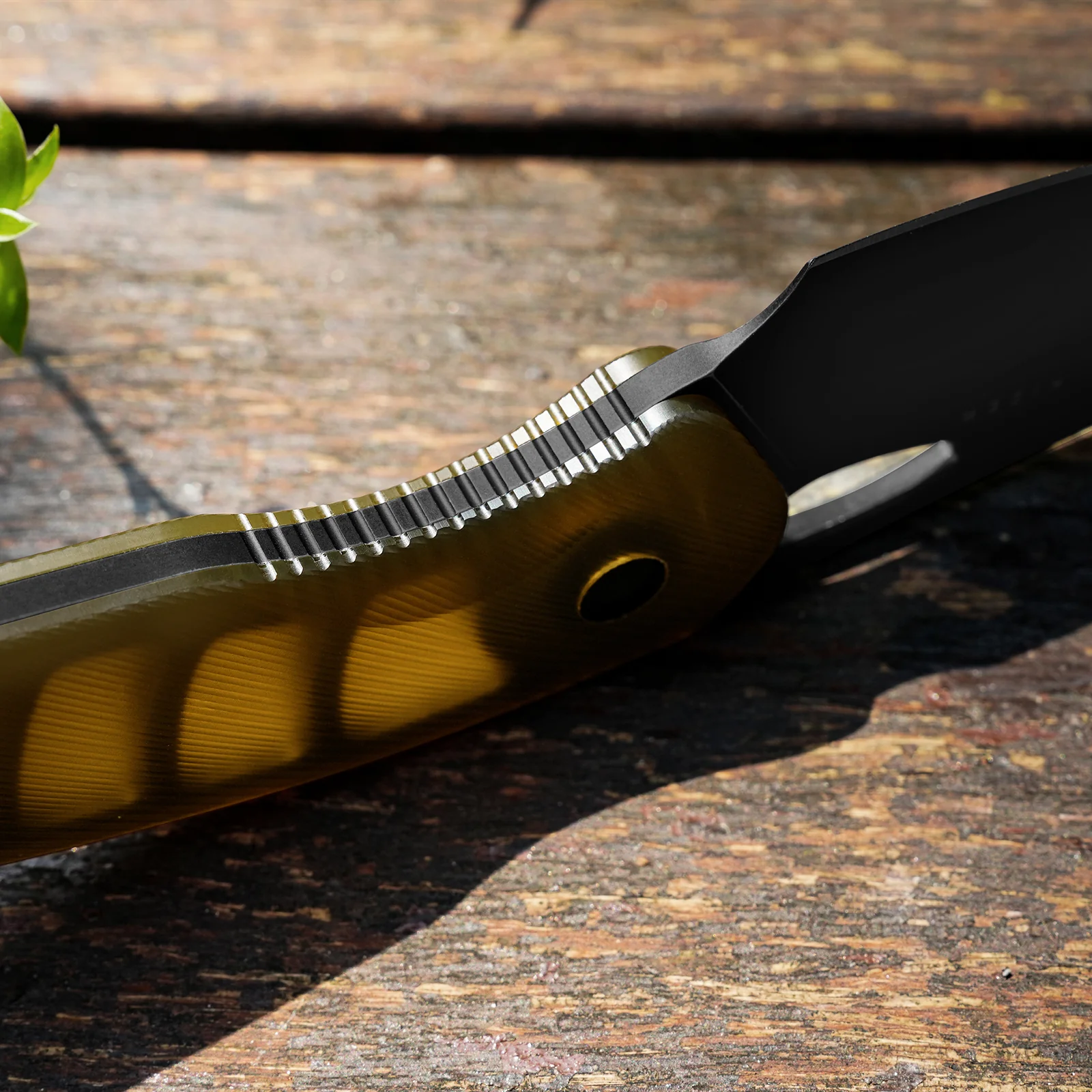 Hornet | Bee Belly Hollowed-out Handle | 14C28N | Fixed Blade | KizerV™ 1074A2 - Image 12
