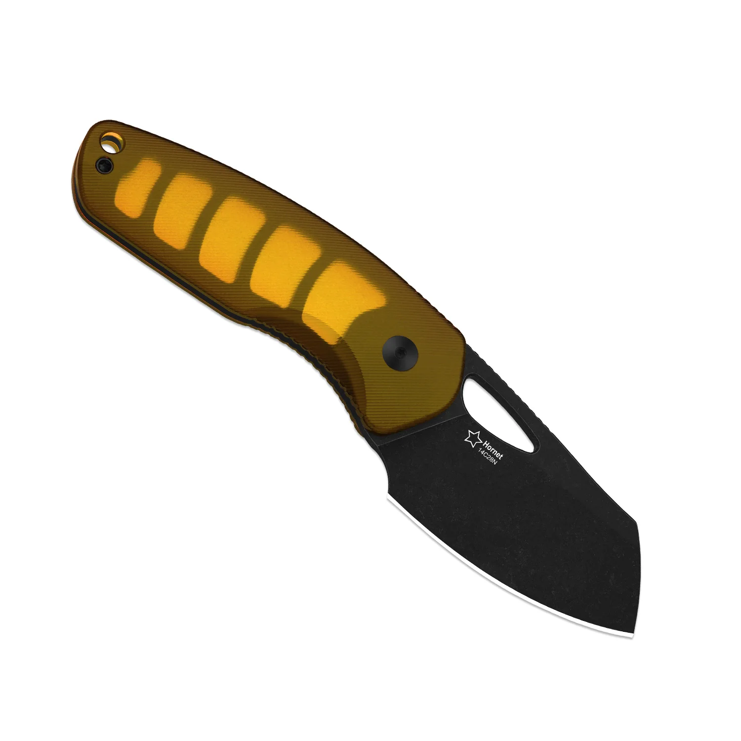 Hornet | Bee Belly Hollowed-out Handle | 14C28N | Fixed Blade | KizerV™ 1074A1 - Image 3