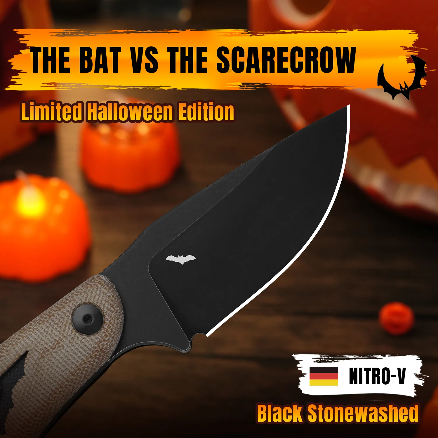Halloween | Hare | D2 | Micarta & G10 | KizerV™ 1077HW1 | Limited - Image 13