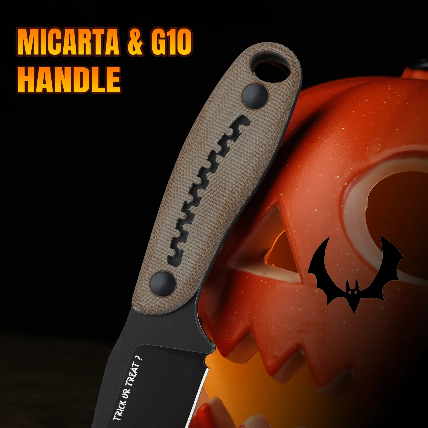Halloween | Hare | D2 | Micarta & G10 | KizerV™ 1077HW1 | Limited - Image 14