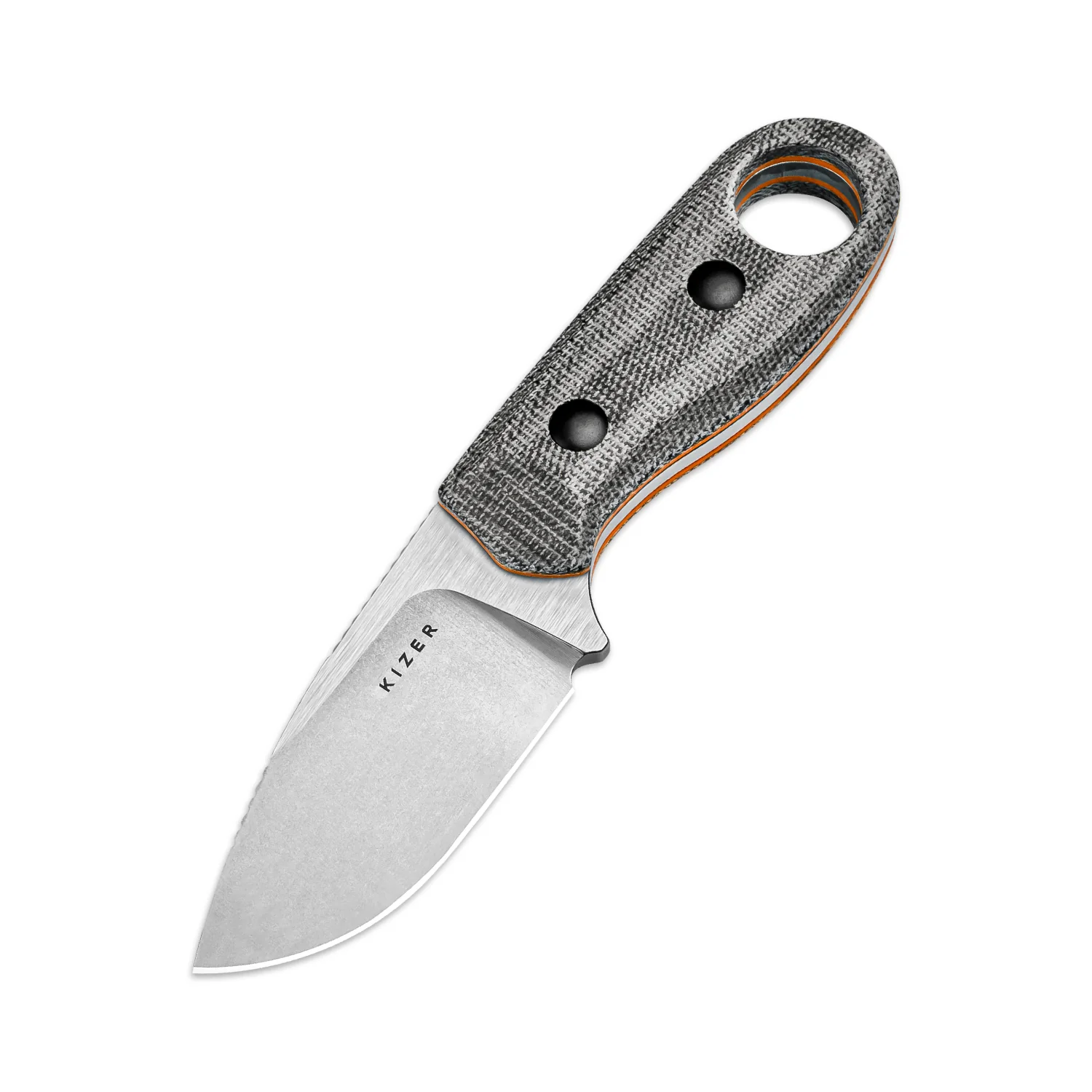 Beaver | Nitro-V | Micarta+ Orange G10 | KizerV™ 1078A2 - Image 5