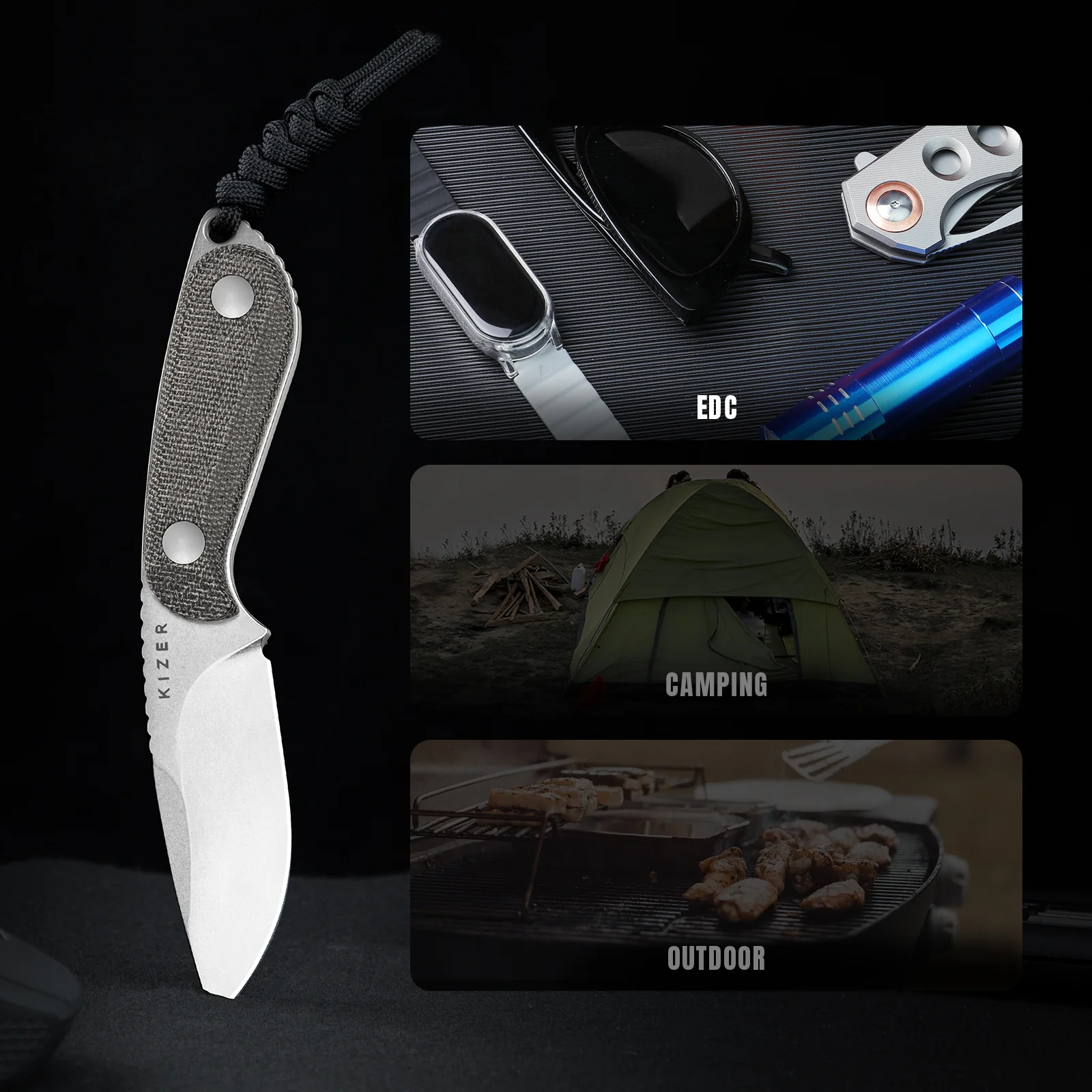 BUDDY | 14C28N | Micarta | KizerV™  1081A8 - Image 15