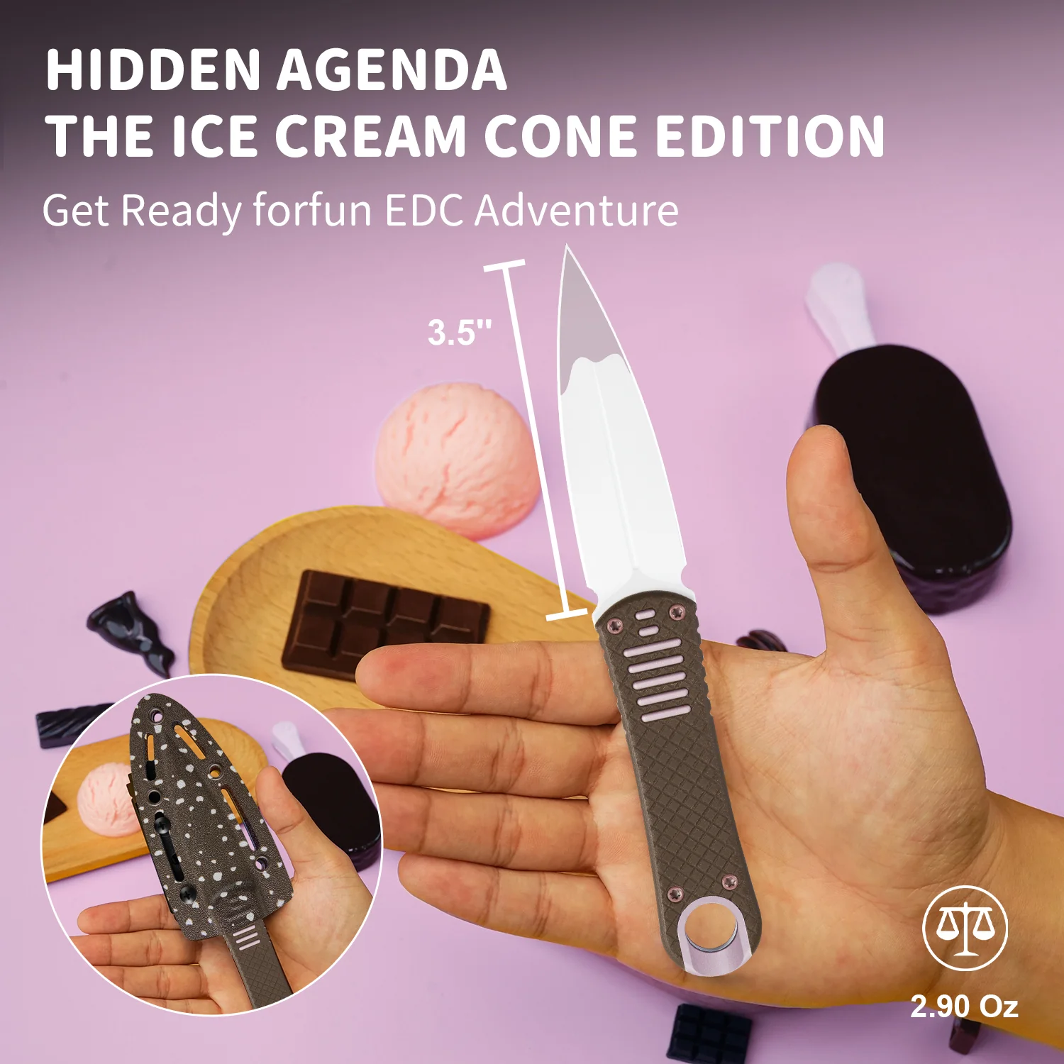 Hidden Agenda | AEB-L | G10 & Aluminum | KizerV™ 1083A4 - Image 15