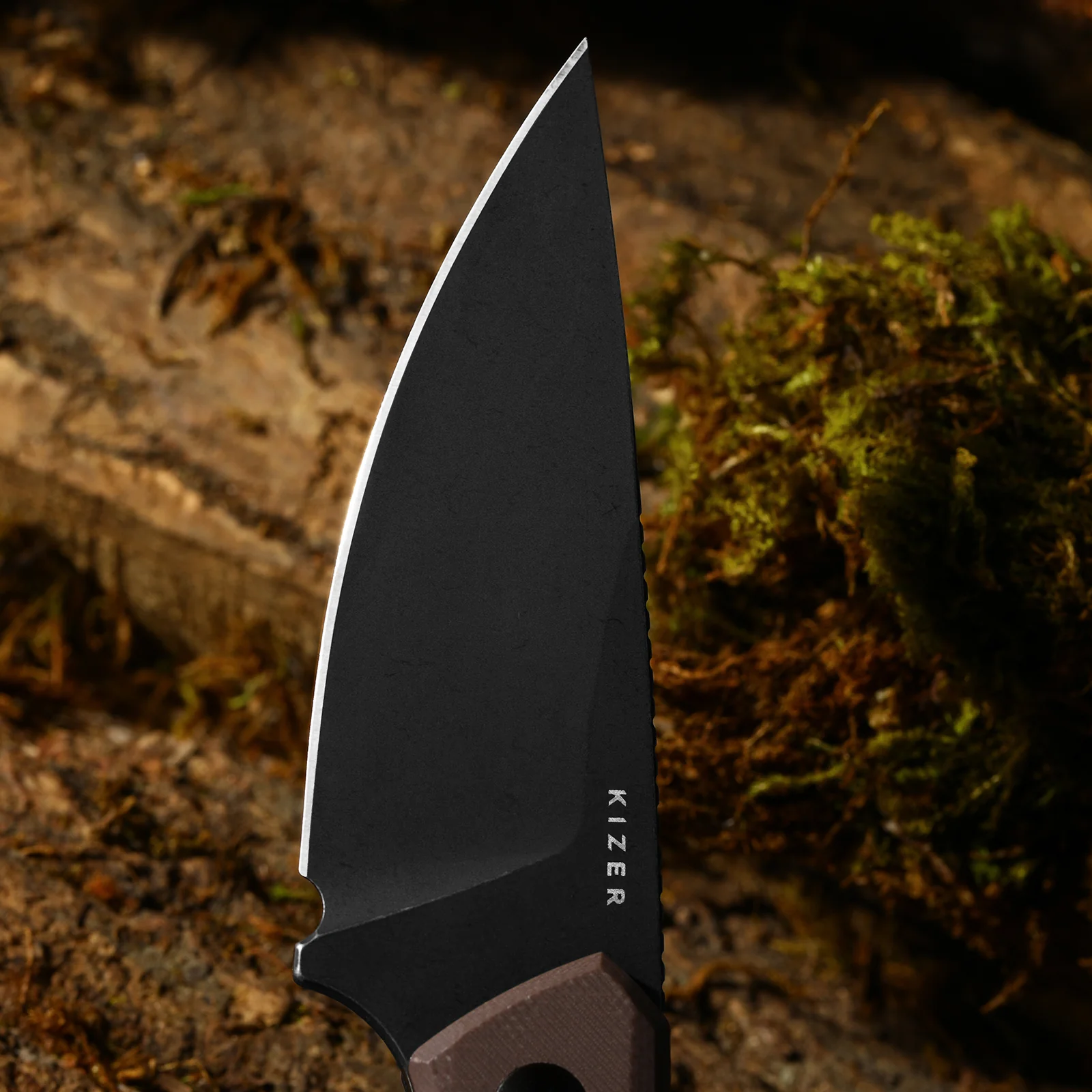 Splinter | AEB-L | Skeletonized Tang | High Flat Grind | KizerV™ 1087A2 - Image 11