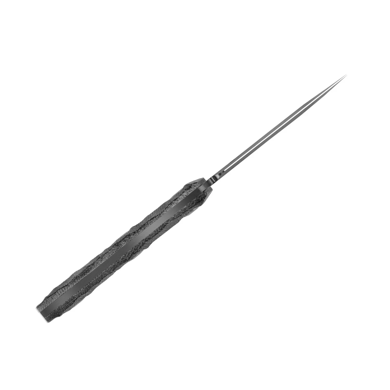 Rook | 3-layer Composite Steel | Norplex UltreX Micarta | Fixed Blade | KizerV™ 1090A2 - Image 8
