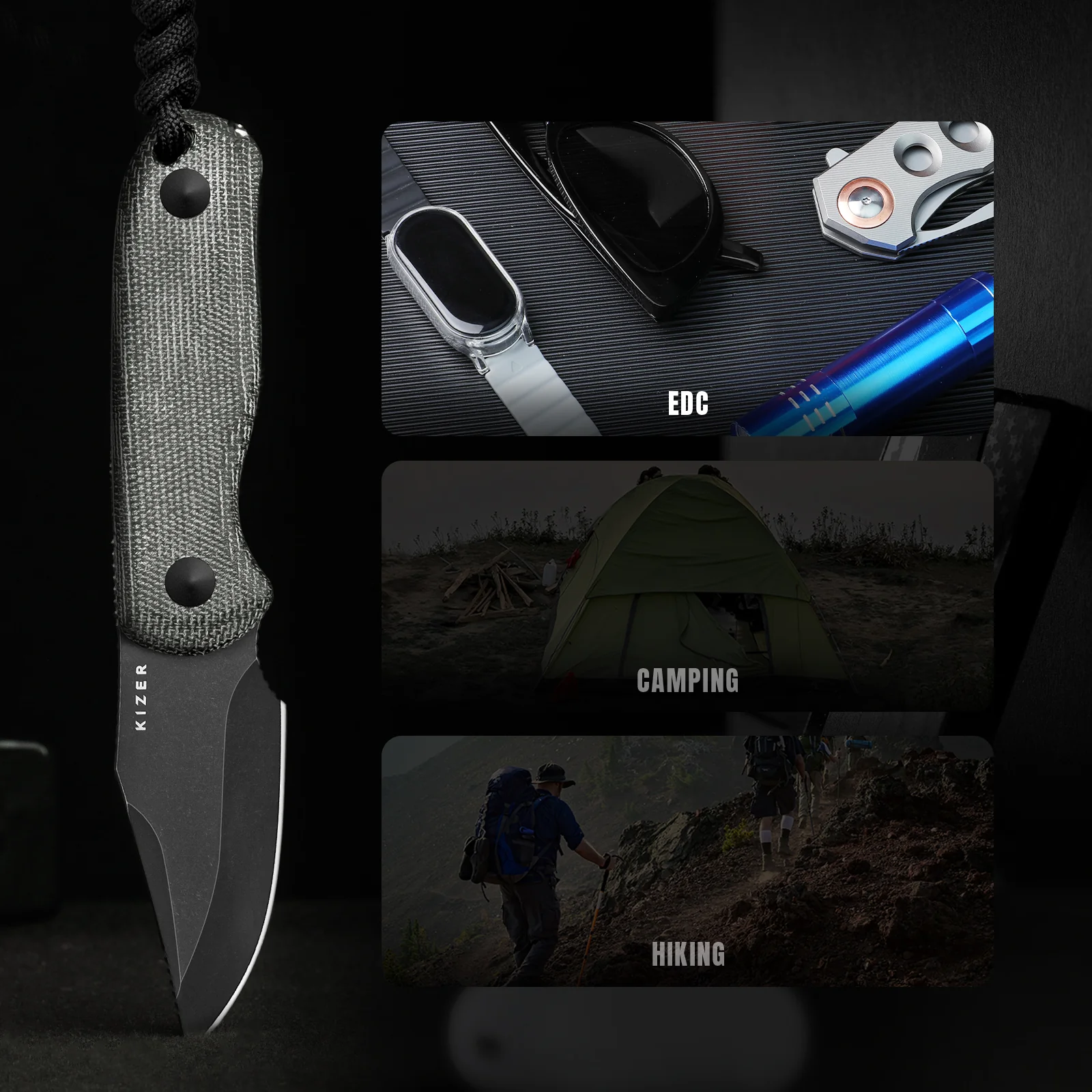 Drop Bear® Fix | AEB-L | Micarta | KizerV™ 1092A1 - Image 16