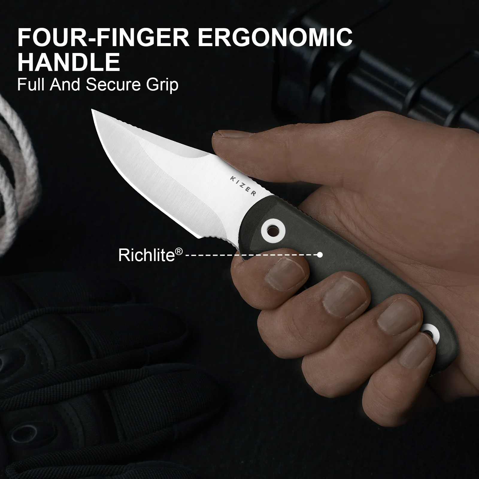 Drop Bear® Fix | S45VN | Richlite® | KizerB™ 1092A3 - Image 10