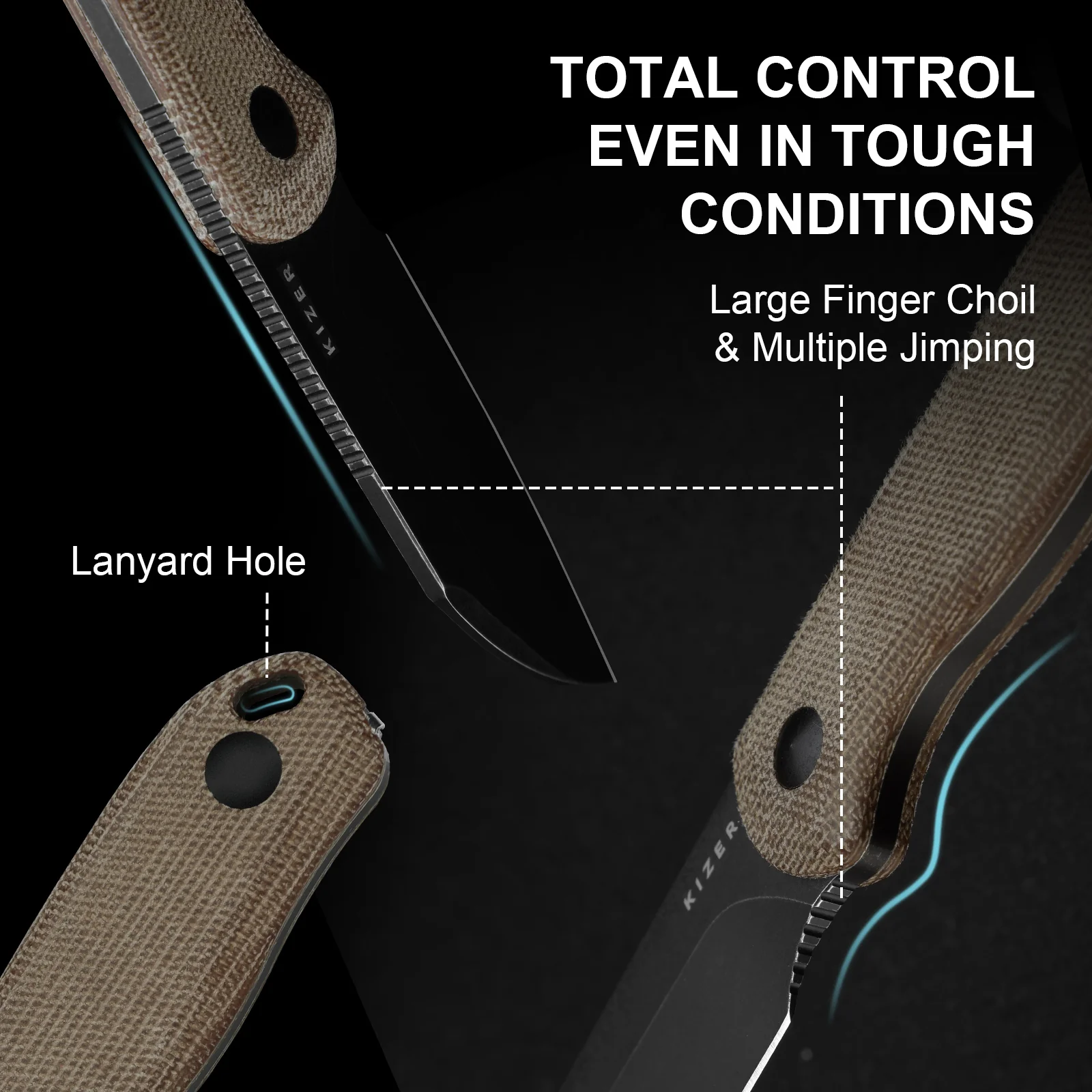 Drop Bear® Fix | Norplex UltreX™ Micarta | AEB-L | KizerV™ 1093A2 - Image 14