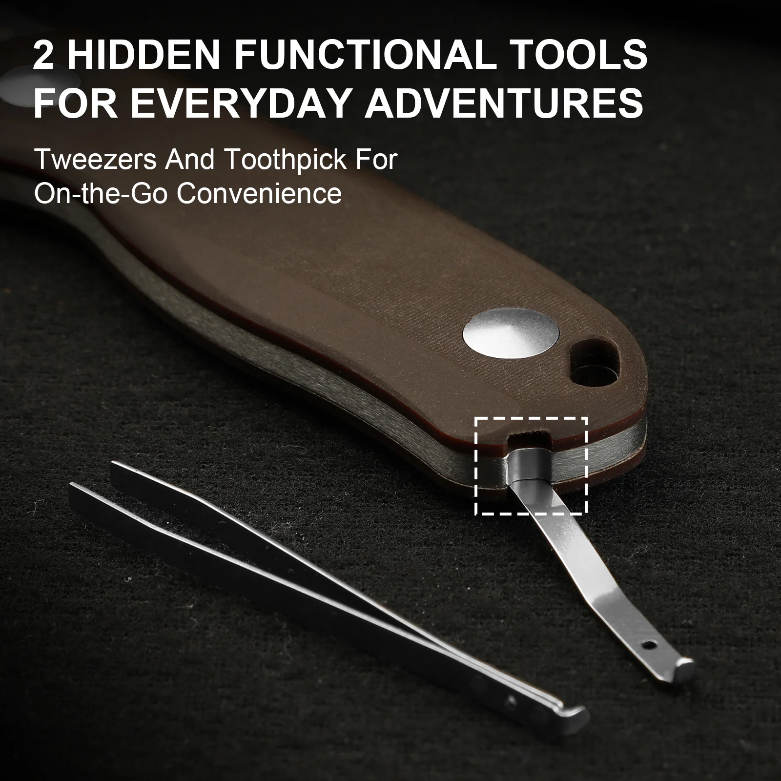 Drop Bear® Fix | Norplex UltreX™ Micarta | 14C28N | KizerV™ 1094A2 - Image 13