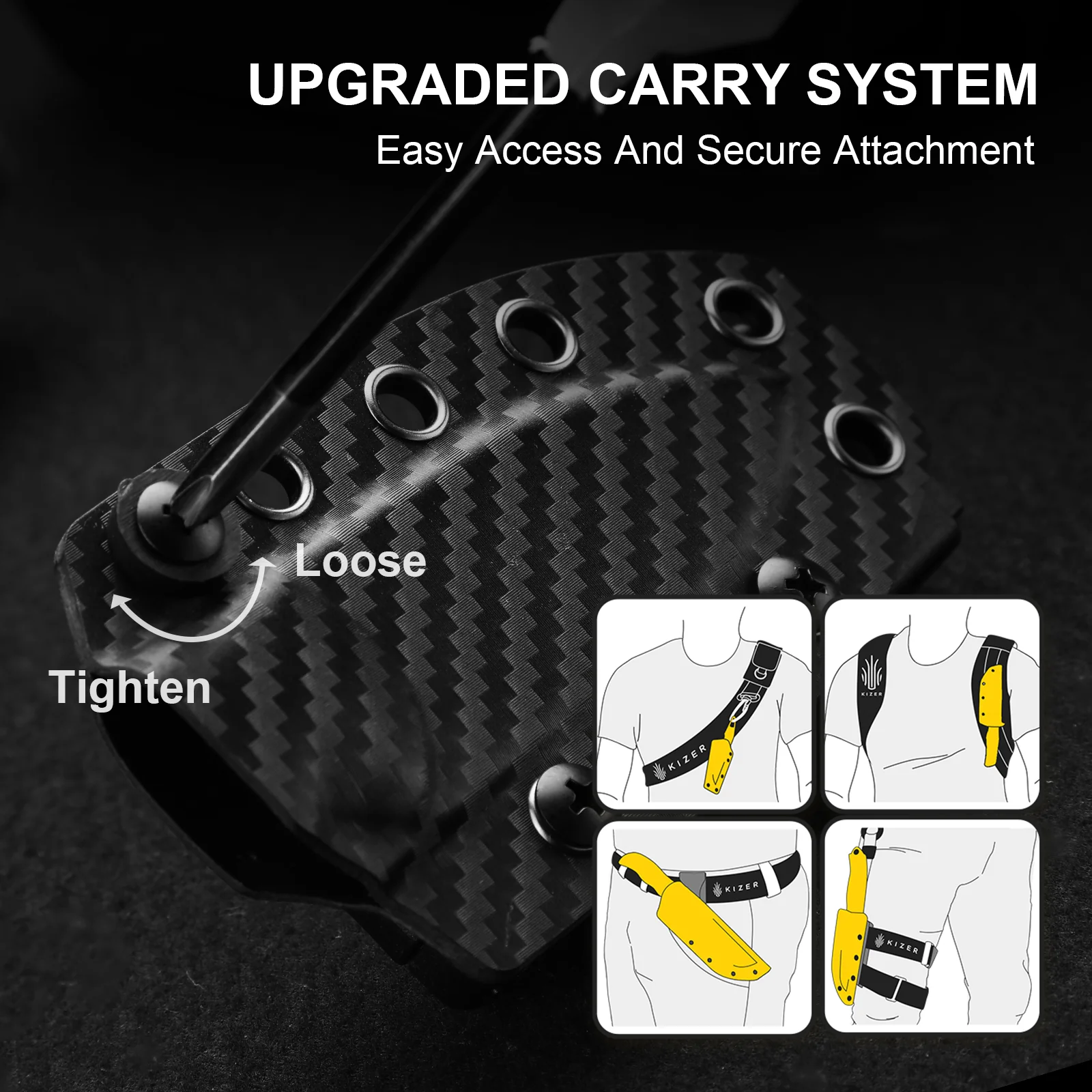 Drop Bear® Fix | M390 | Carbon Fiber | KizerB™ 1094A3 - Image 16