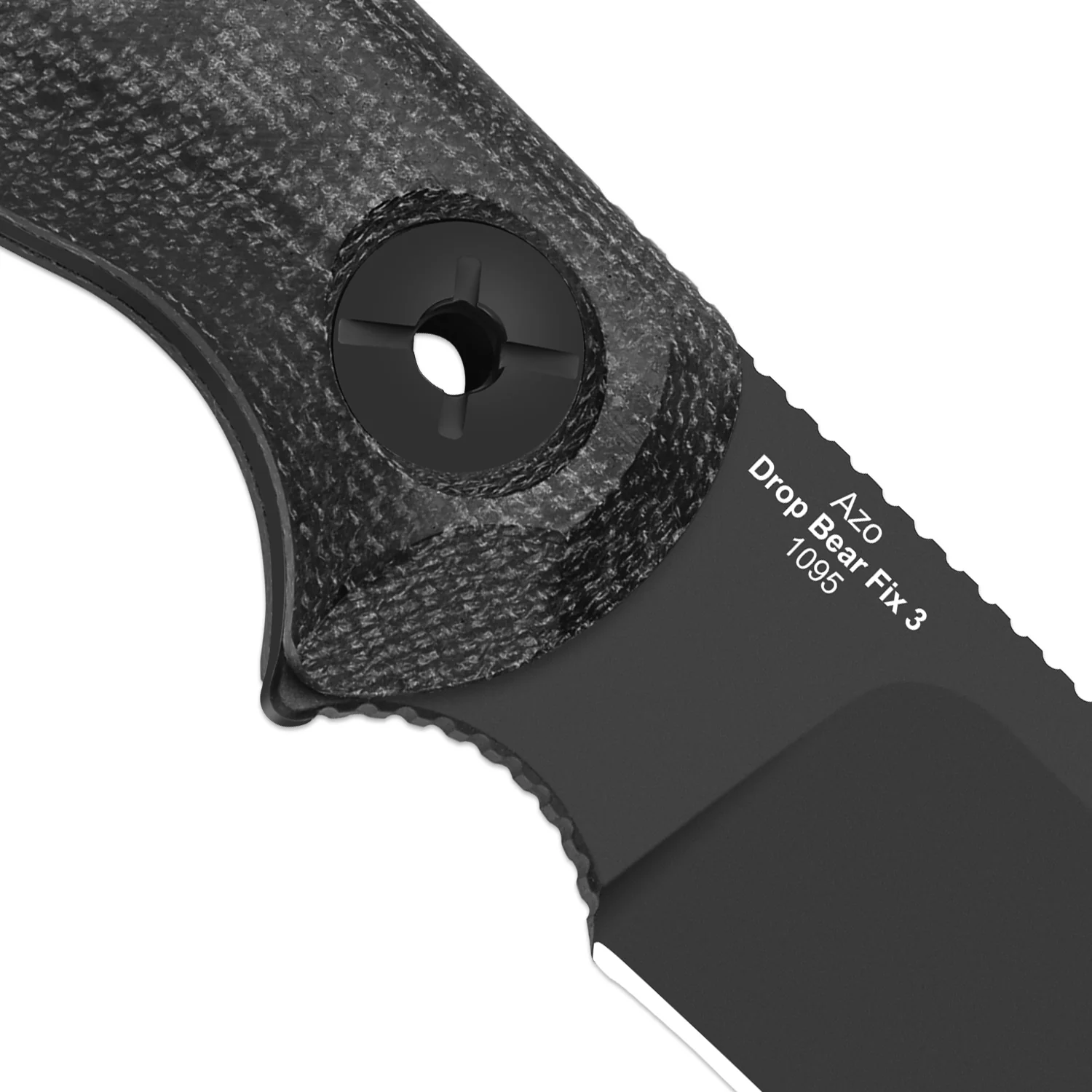 Drop Bear® Fix 3 | 1095 Blade | Micarta | KizerV™ 1101A3 - Image 6