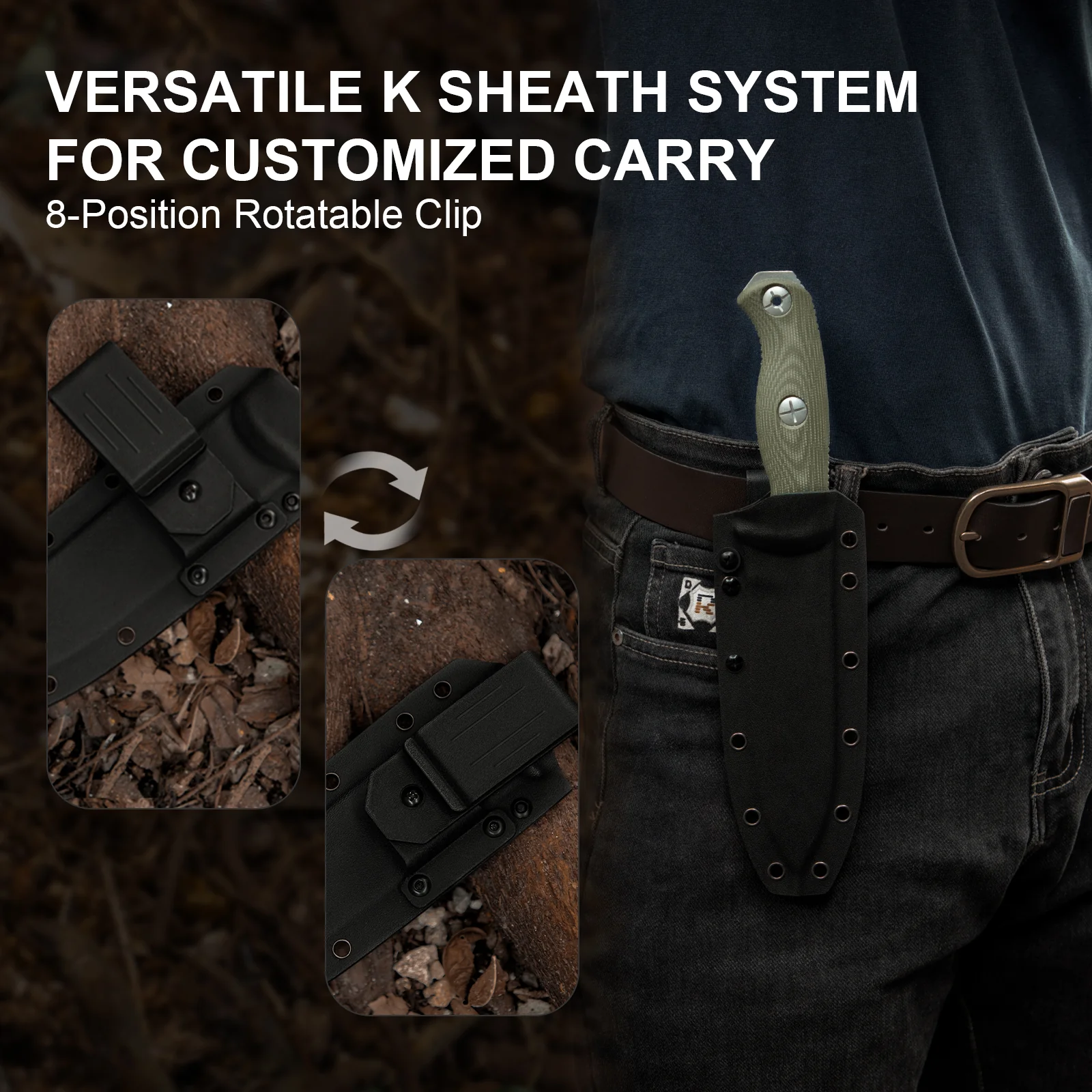 Drop Bear® Fix 7 | AEB-L | Micarta | KizerV™ 1103A1 - Image 13