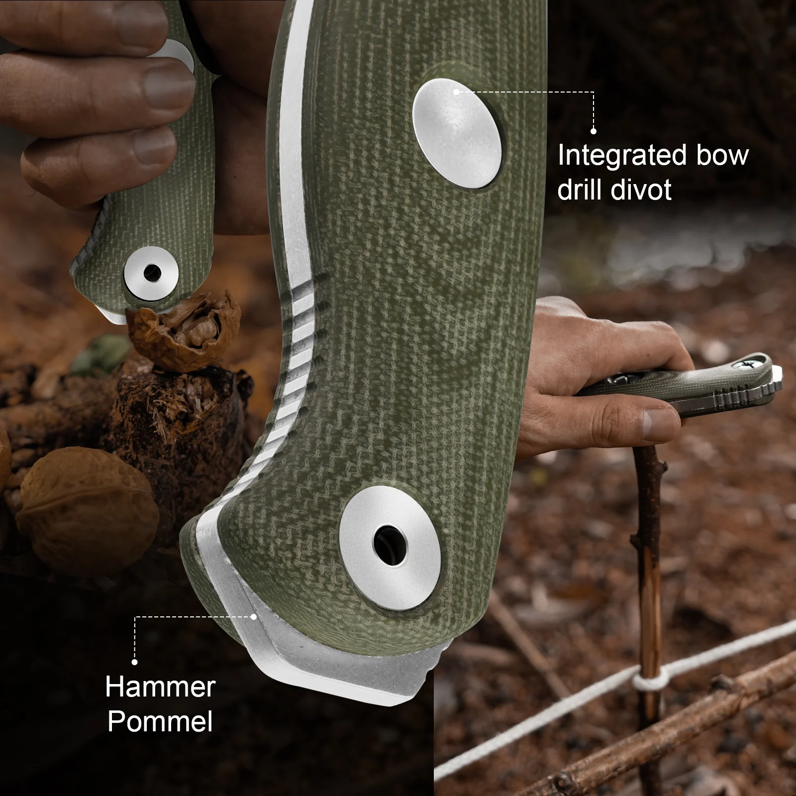 Drop Bear® Fix 7 | AEB-L | Micarta | KizerV™ 1103A1 - Image 8