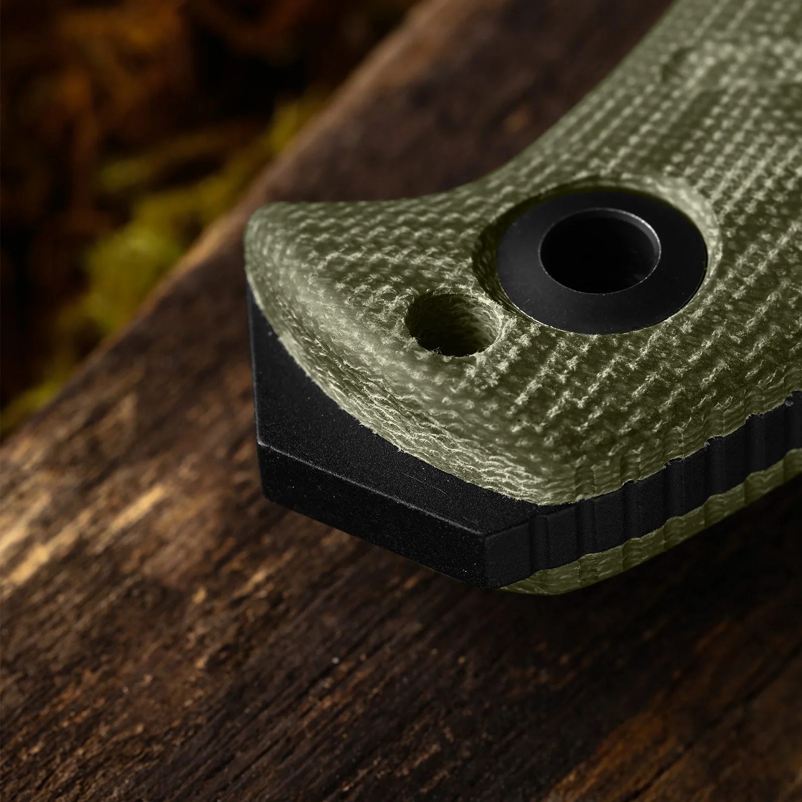 Sheepdog® Survival | 5.5mm x 5.28" | Hammer Pommel & Bow Drill Divot | Black Coated 1095 Steel | KizerV™ 1105A3 - Image 11