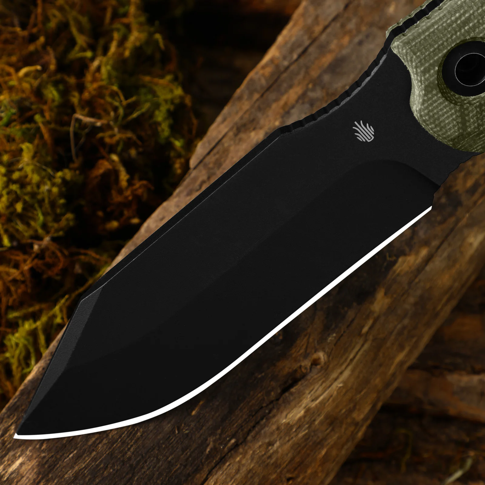 Sheepdog® Survival | 5.5mm x 5.28" | Hammer Pommel & Bow Drill Divot | Black Coated 1095 Steel | KizerV™ 1105A3 - Image 14