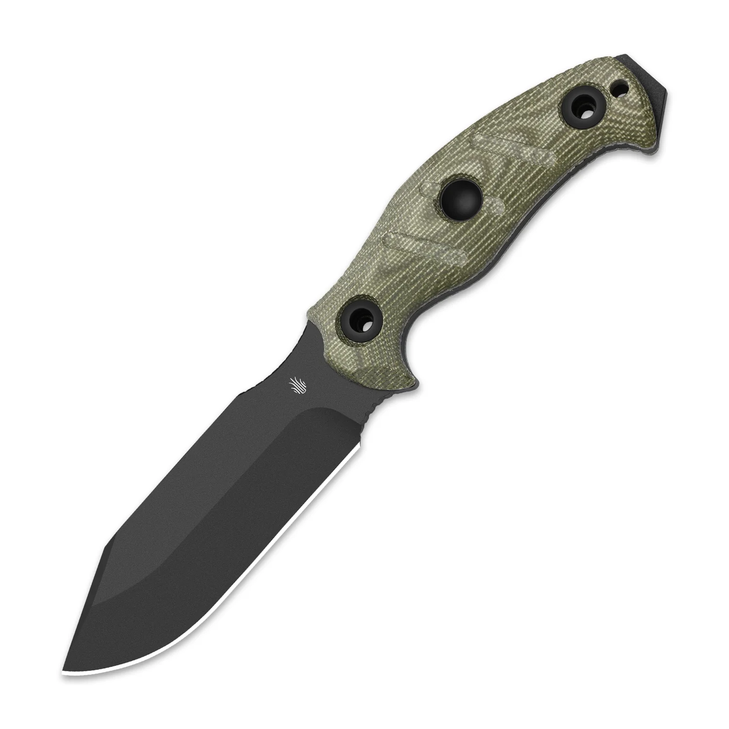 Sheepdog® Survival | 5.5mm x 5.28" | Hammer Pommel & Bow Drill Divot | Black Coated 1095 Steel | KizerV™ 1105A4 - Image 2