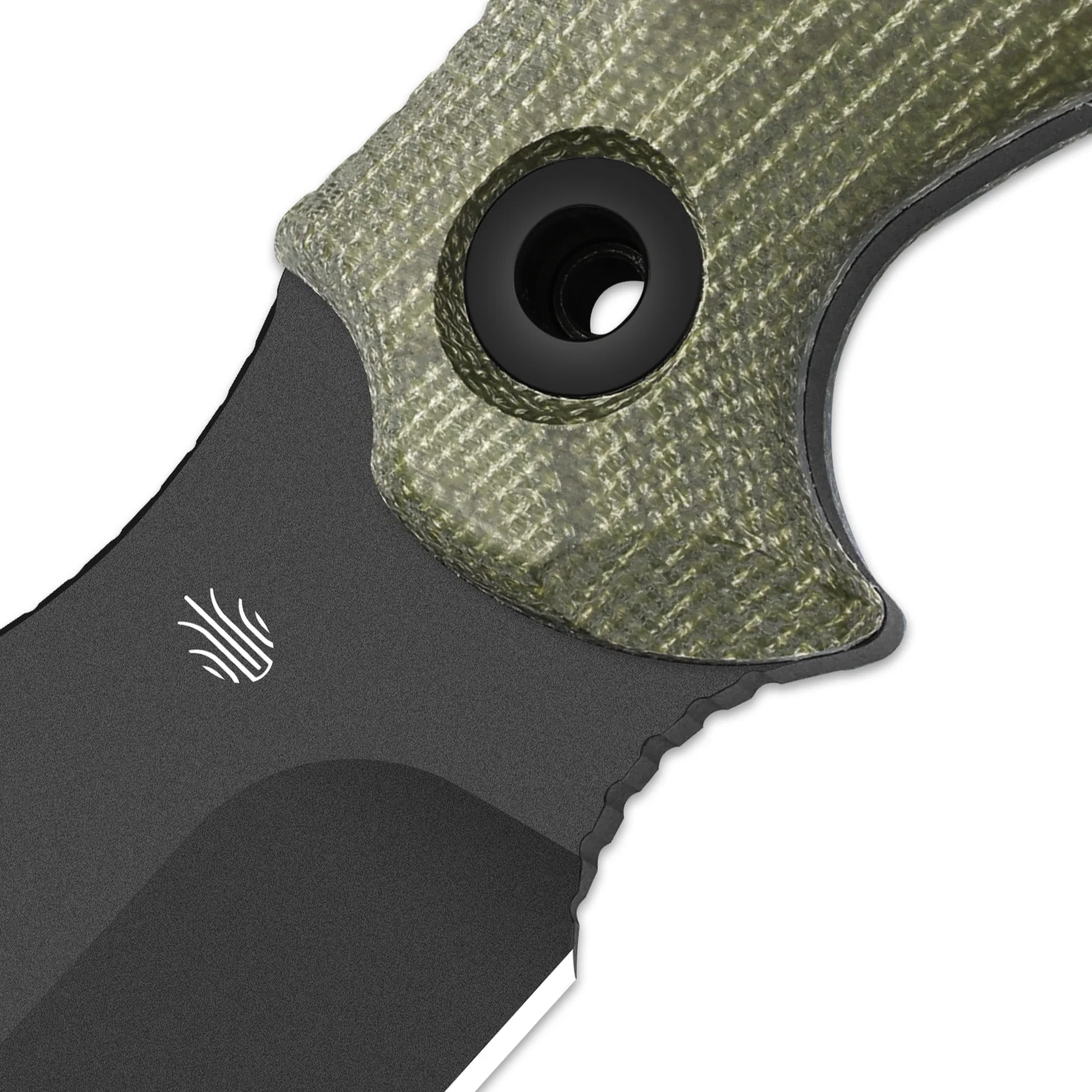 Sheepdog® Survival | 5.5mm x 5.28" | Hammer Pommel & Bow Drill Divot | Black Coated 1095 Steel | KizerV™ 1105A4 - Image 4