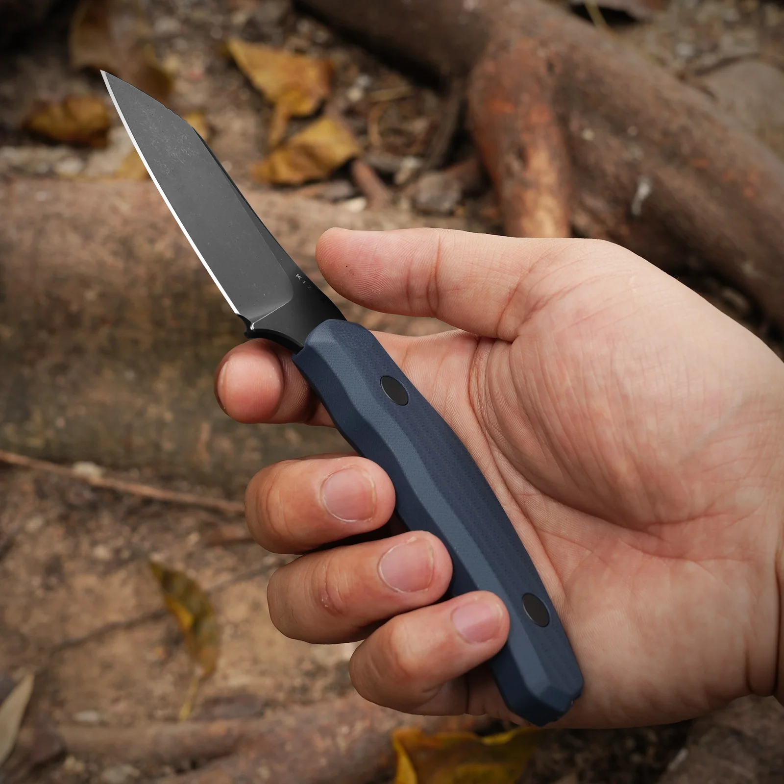 Bulldog Fix | One-Piece G10 Handle | 14C28N | Fixed Blade | KizerV™ 1116A2 - Image 15