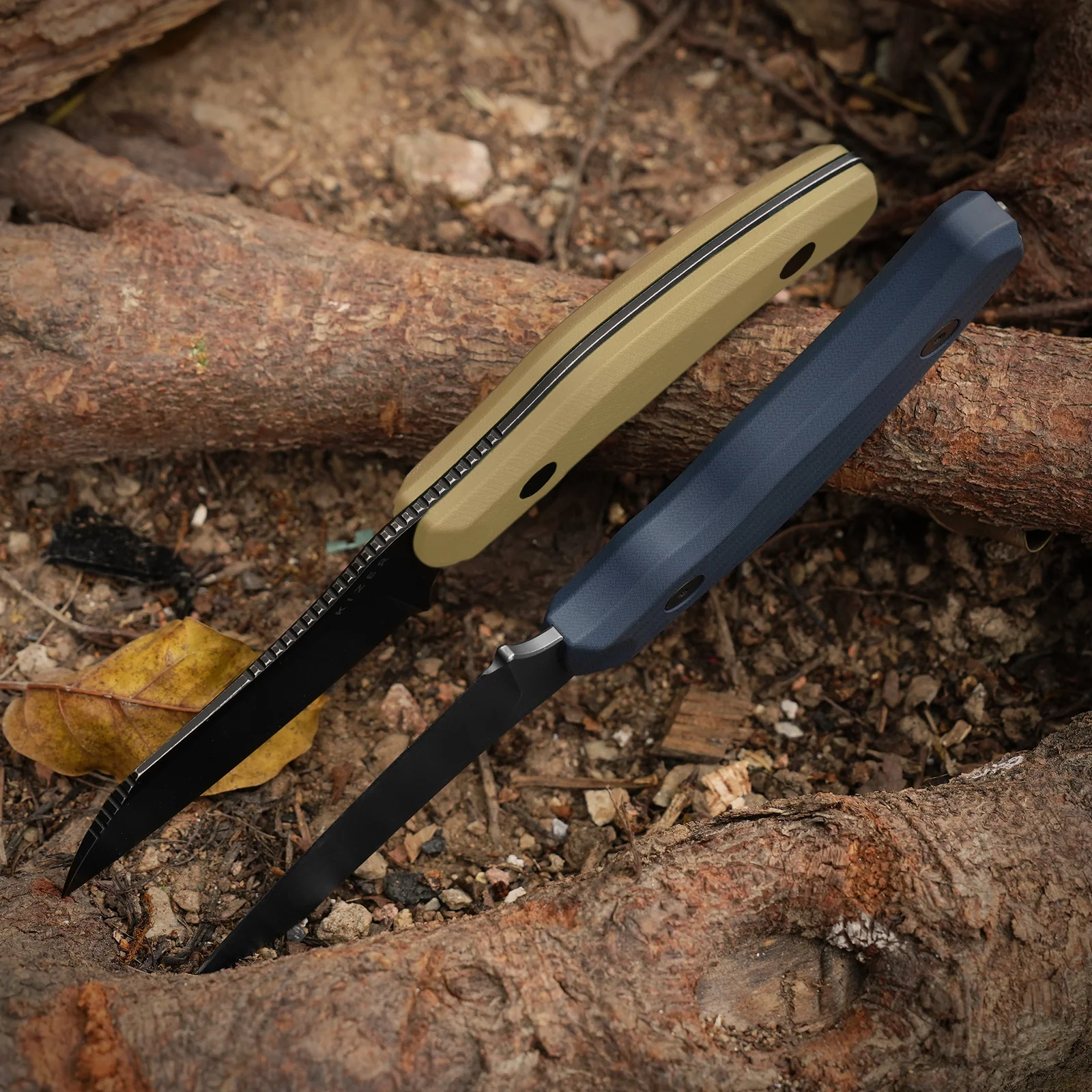 Bulldog Fix | One-Piece G10 Handle | 14C28N | Fixed Blade | KizerV™ 1116A2 - Image 9