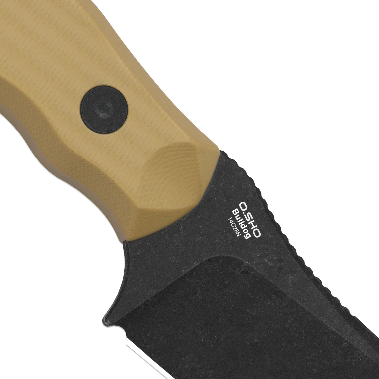 Bulldog Fix | One-Piece G10 Handle | 14C28N | Fixed Blade | KizerV™ 1116A2 - Image 7