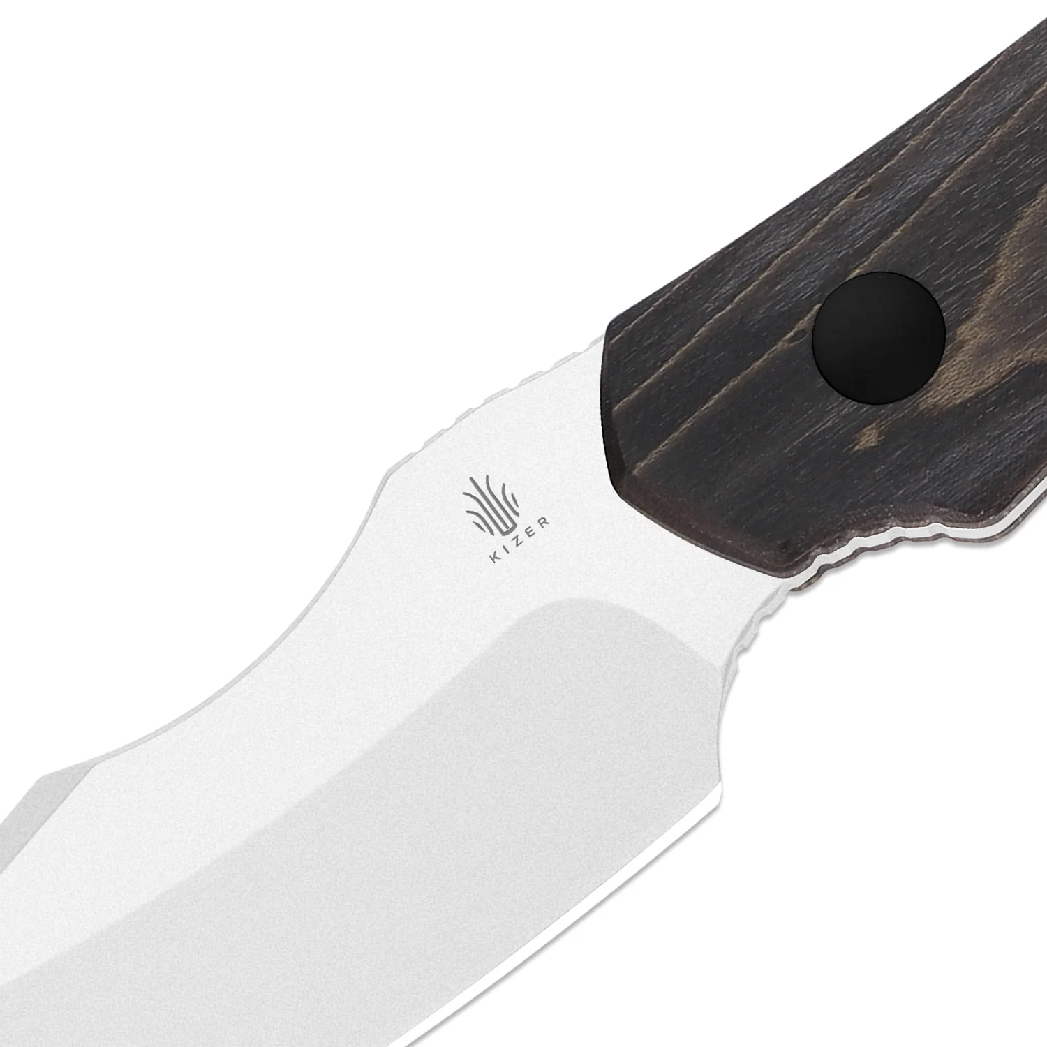 Bone | AEB-L + Stonewashed | Stabilized Wood | KizerV™ 1122A4 - Image 6
