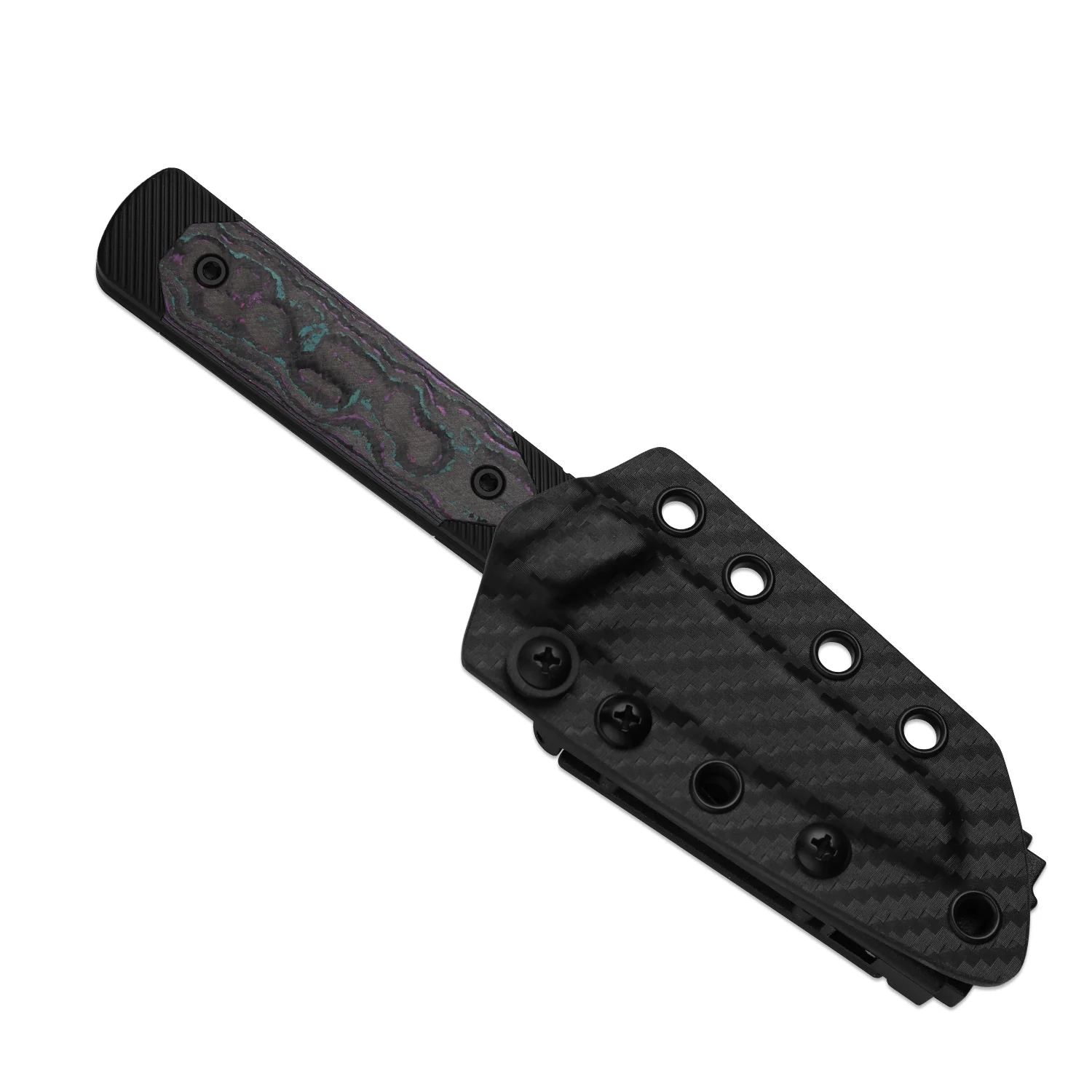 Hallow | Aluminium + Camo Carbon JAZZ  | CPM 10V | KizerB™ 1123A1 - Image 8