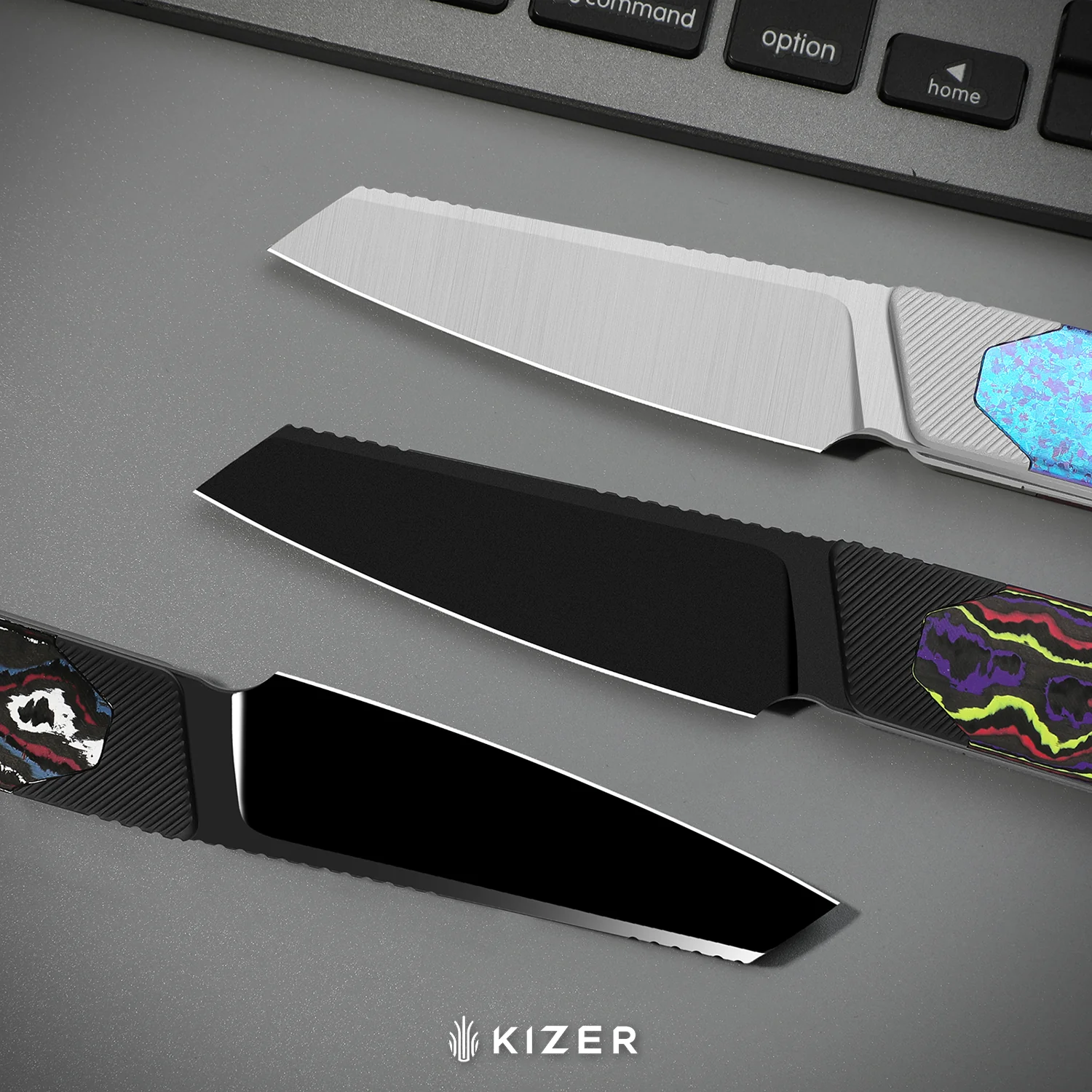 Hallow KwikSwap™ | Aluminium & Crystallized Titanium | S45VN | KizerB™ 1123A4 - Image 16