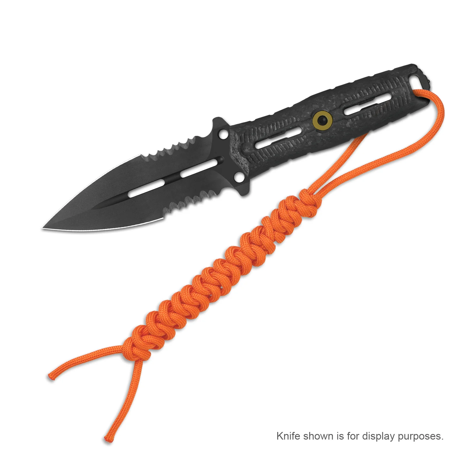 Kizer Paracord | EDC Tool Lanyard | Durable Orange Braided Paracord | 80CM - Image 2