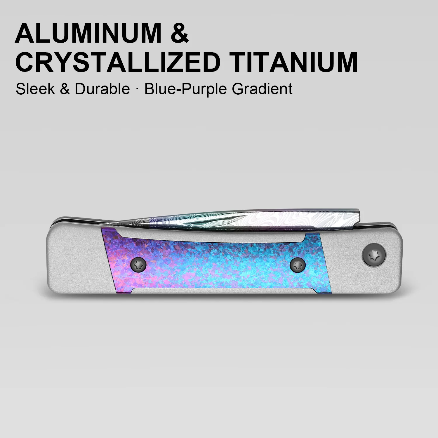 Little Grand | Damascus | Aluminum & Crystallized Titanium | KizerB™ 2670A4 | Limited - Image 11