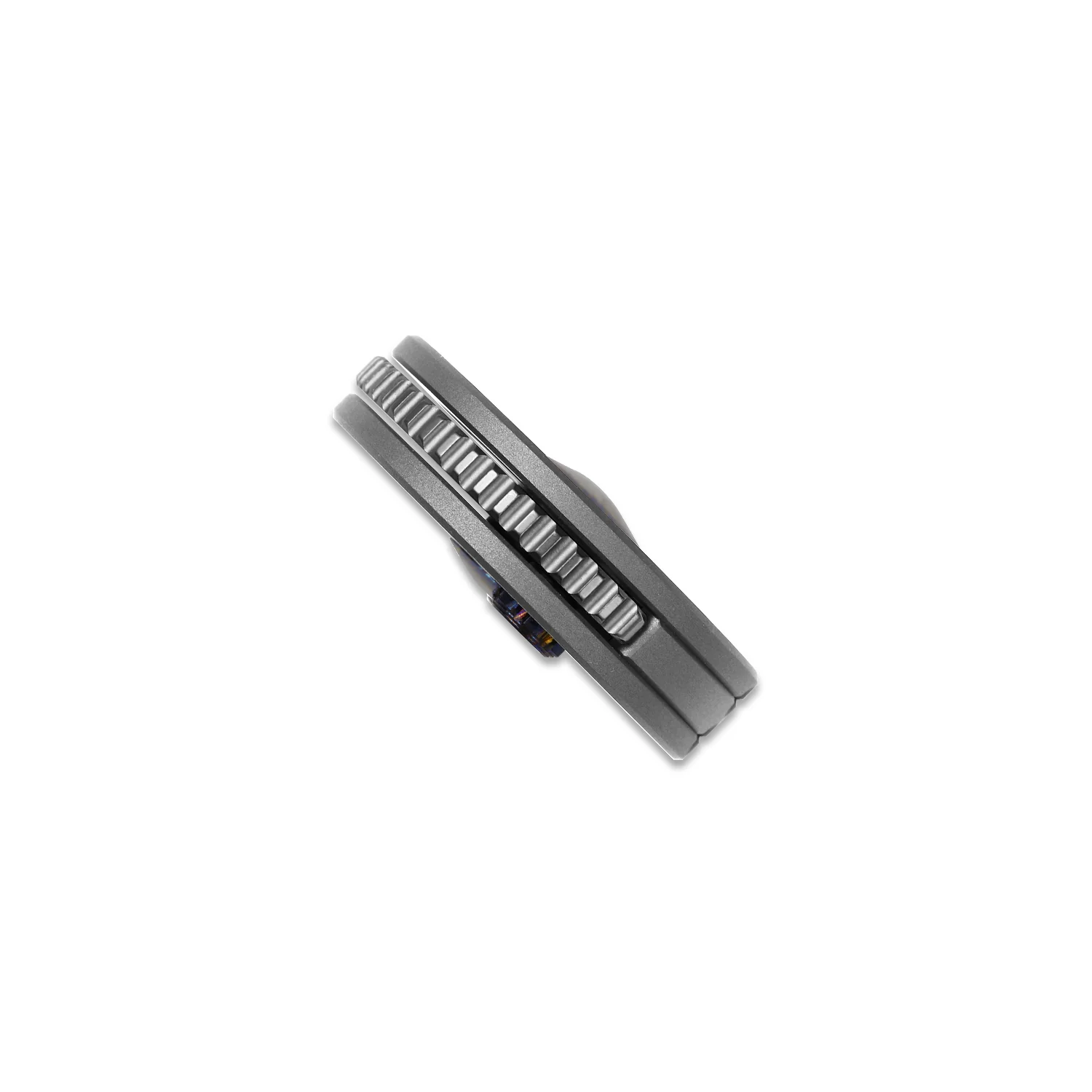 Snail-Trail | 5th Pocket Coin Knife | Detent Slip Joint | M390 | Titanium Damascus Thumb Stud & Pivot Collar | Flat Grind | KizerB™ 2757A1 - Image 4