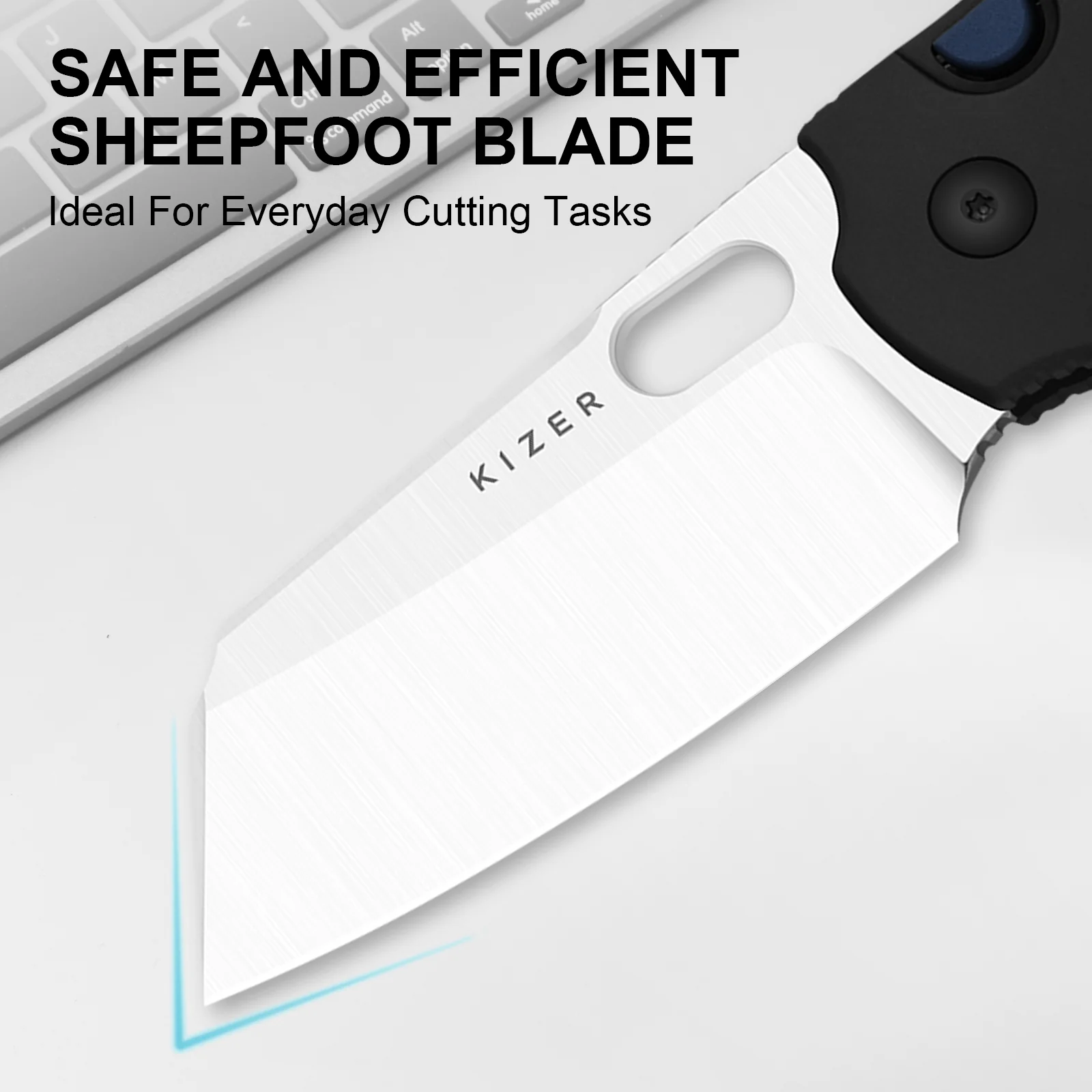 Sheepdog® Knives C01C | Kizer Button Liner Lock™ | ELMAX | Aluminum | KizerB™ 3488.29BSA1 - Image 13