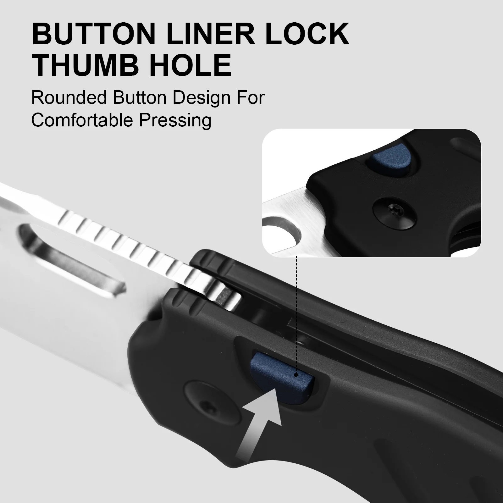 Sheepdog® Knives C01C | Kizer Button Liner Lock™ | ELMAX | Aluminum | KizerB™ 3488.29BSA1 - Image 9