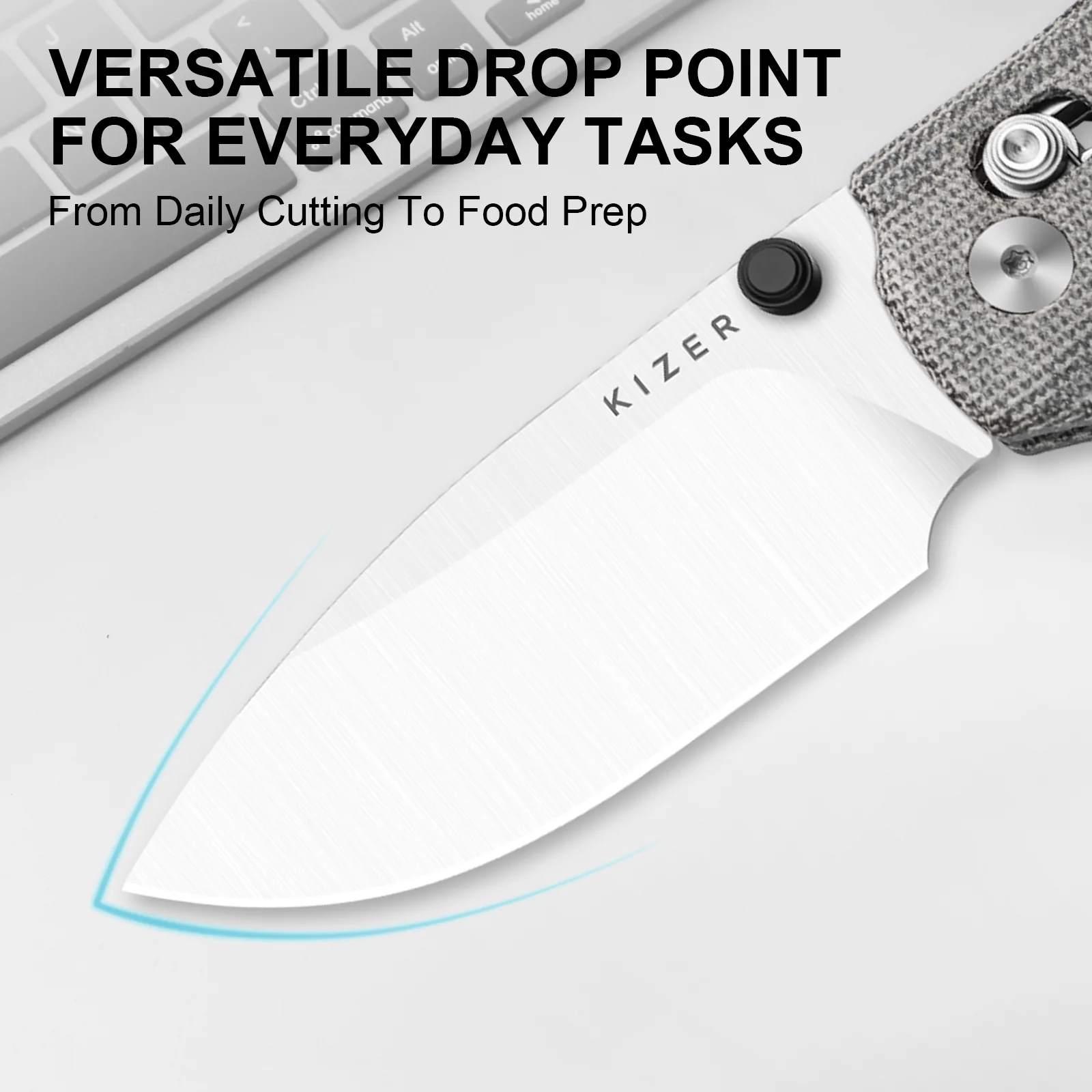 Sheepdog® Knives C01C | Kizer Clutch Lock™| ELMAX | Norplex UltreX™ Micarta | KizerB™ 3488.29CDA2 - Image 11