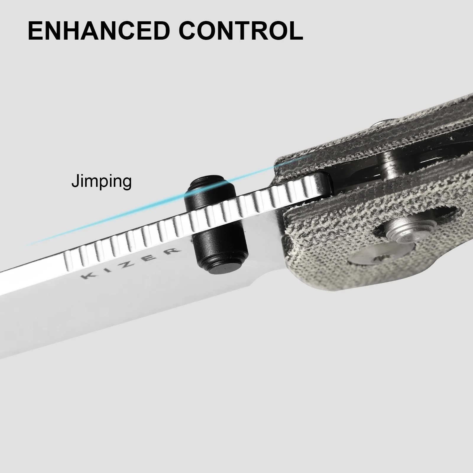 Sheepdog® Knives C01C | Kizer Clutch Lock™| ELMAX | Norplex UltreX™ Micarta | KizerB™ 3488.29CDA2 - Image 13