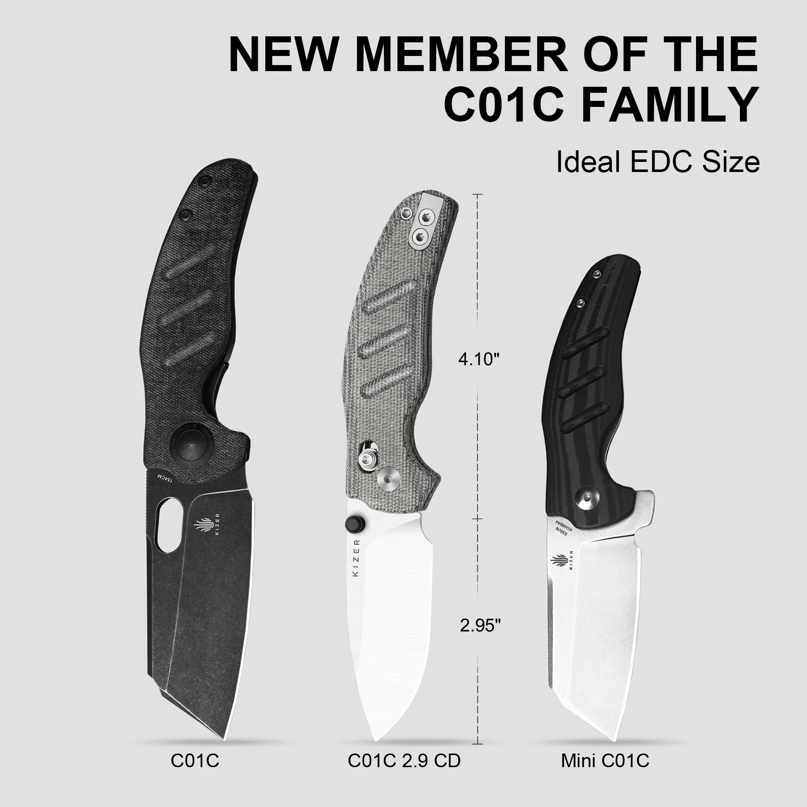 Sheepdog® Knives C01C | Kizer Clutch Lock™| ELMAX | Norplex UltreX™ Micarta | KizerB™ 3488.29CDA2 - Image 8