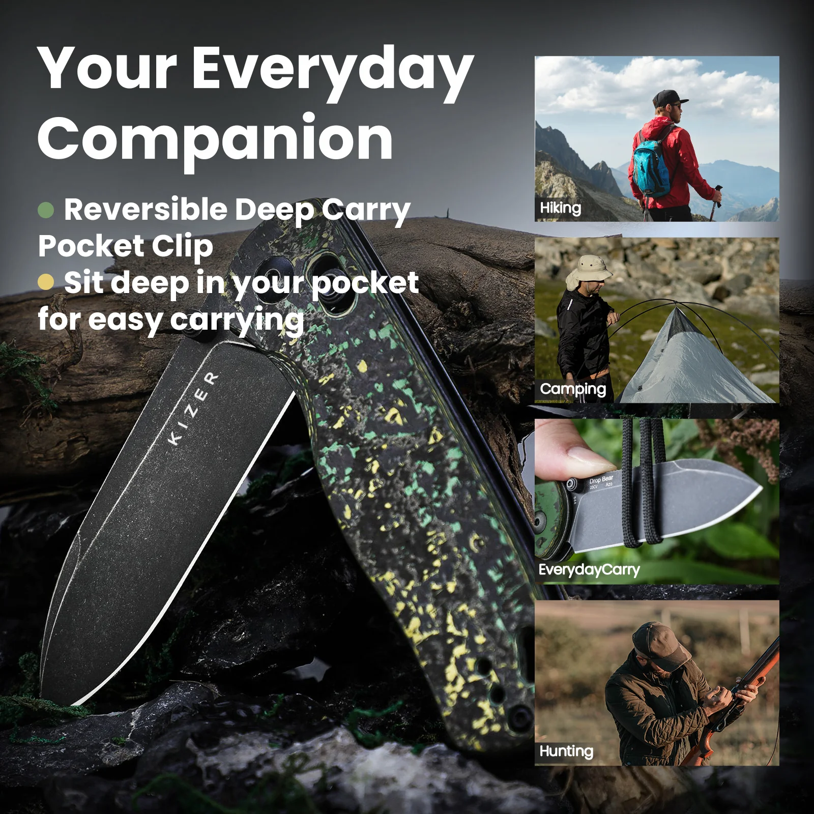 Drop Bear® | Kizer Clutch Lock™ | 20CV | Fatcarbon | KizerB™ 3619A1 - Image 12