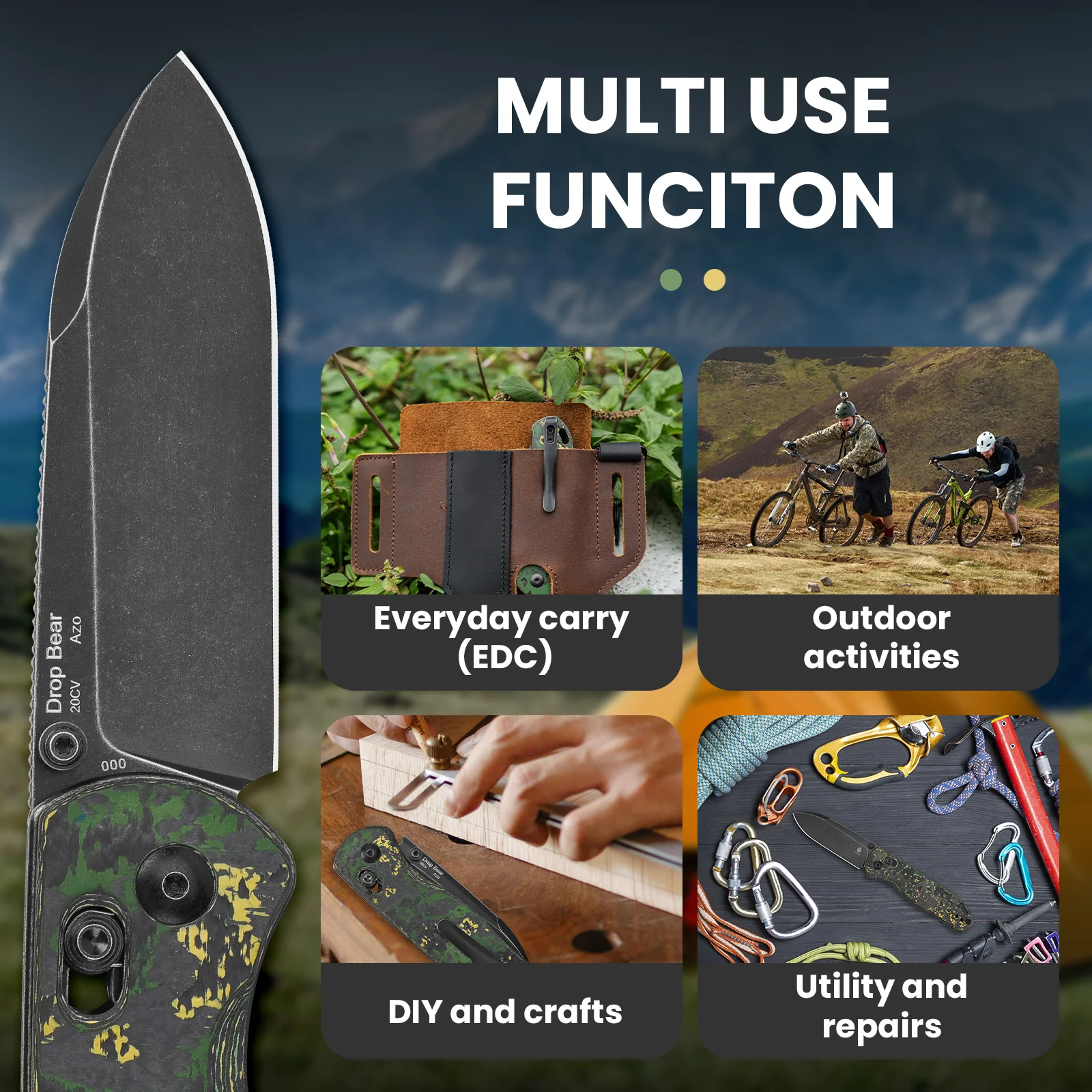 Drop Bear® | Kizer Clutch Lock™ | 20CV | Fatcarbon | KizerB™ 3619A1 - Image 13