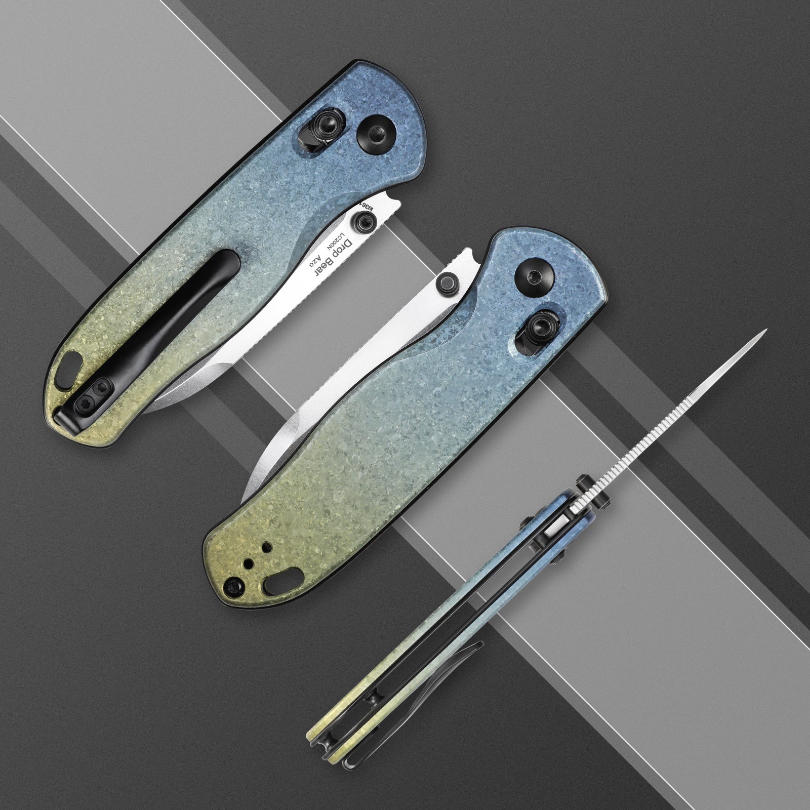 Drop Bear® | Kizer Clutch Lock™ | LC200N | Crystallized Titanium | KizerB™ 3619A3 - Image 11