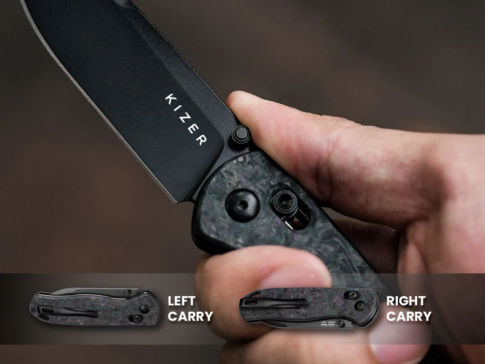 Drop Bear® | Kizer Clutch Lock™ | S35VN | Fatcarbon | KizerB™ 3619A4 - Image 12