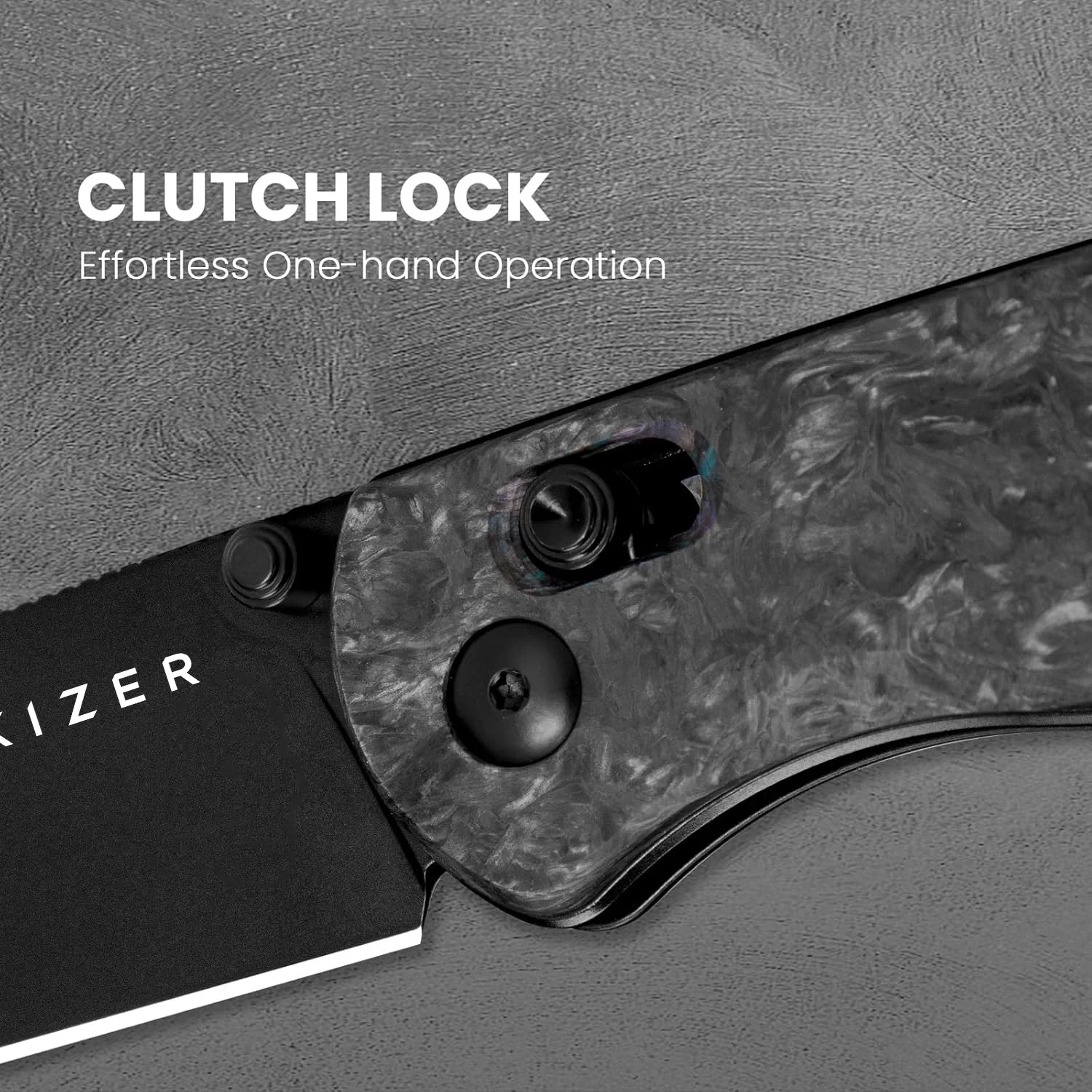 Drop Bear® | Kizer Clutch Lock™ | S35VN | Fatcarbon | KizerB™ 3619A4 - Image 13