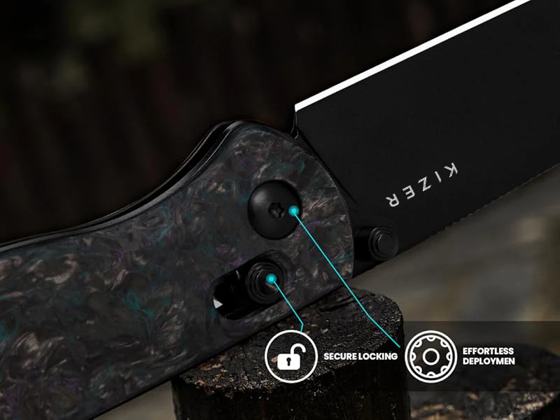 Drop Bear® | Kizer Clutch Lock™ | S35VN | Fatcarbon | KizerB™ 3619A4 - Image 16