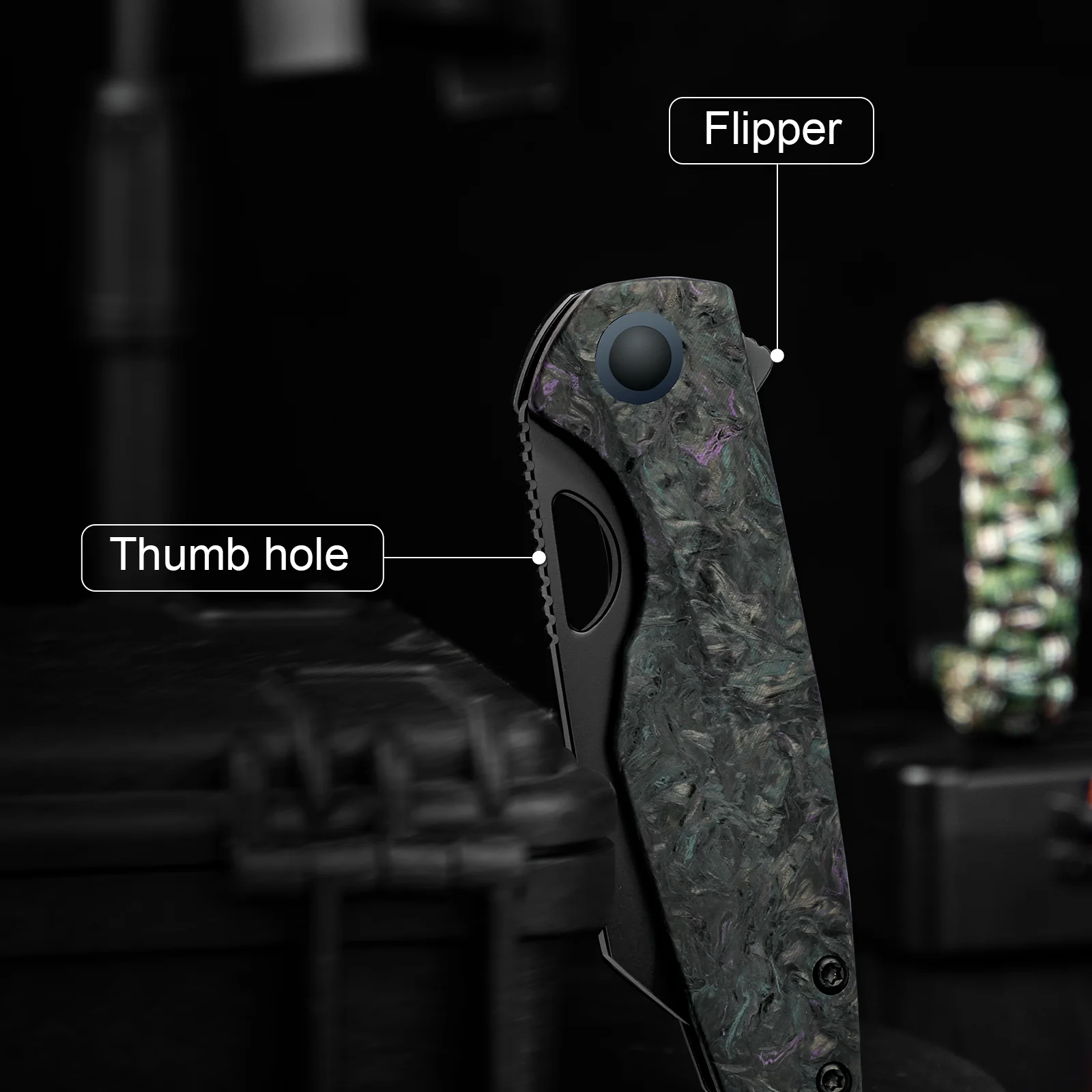Sparrow | 20CV | Fat Carbon Medusa+Titanium | KizerB™ 3628A3 - Image 13