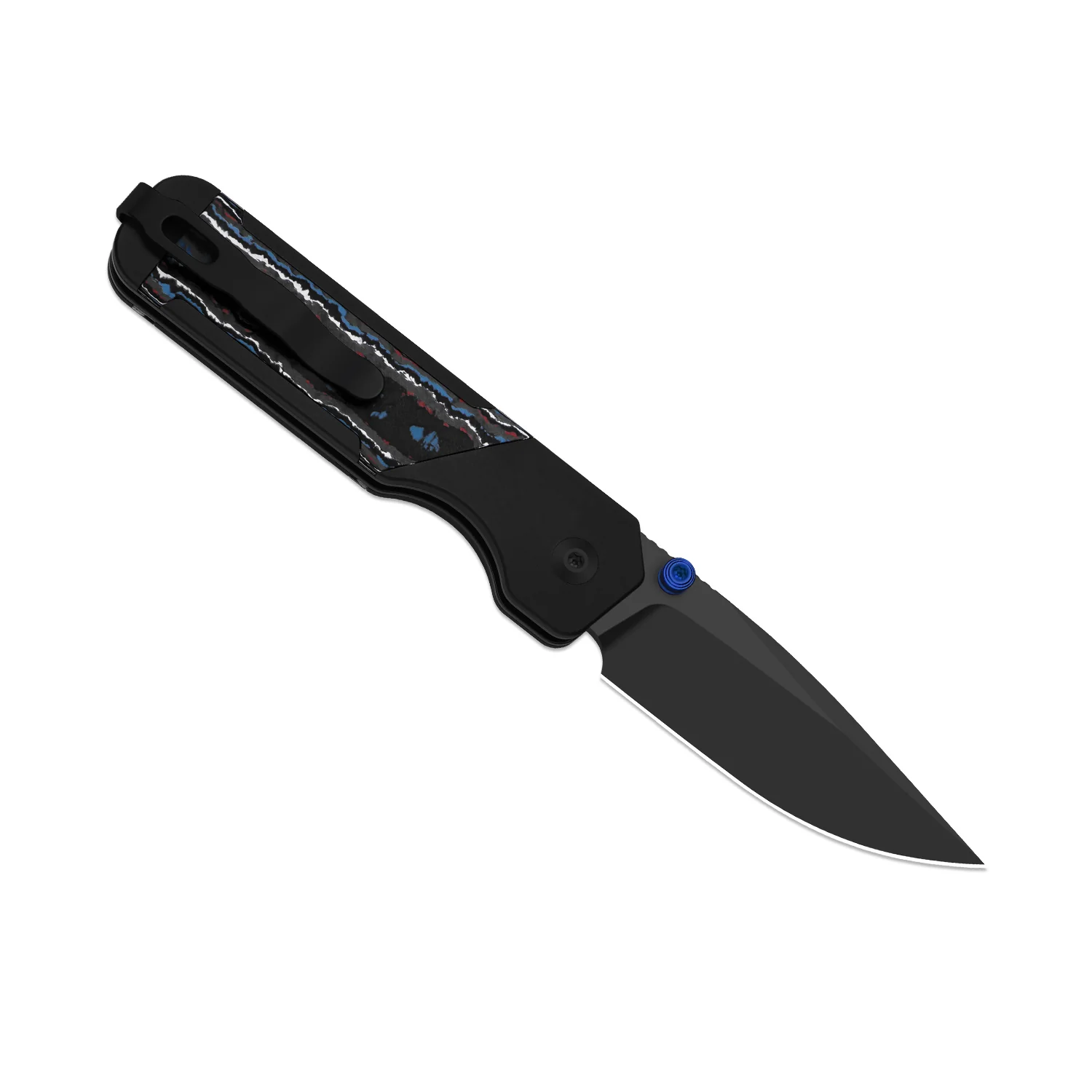 Militaw 315 KwikSwap™ | Kizer Button Liner Lock™ | M390 + Matte DLC Ultra | Aluminum & FatCarbon Nebula | KizerB™ 3634.31BDA1 - Image 3