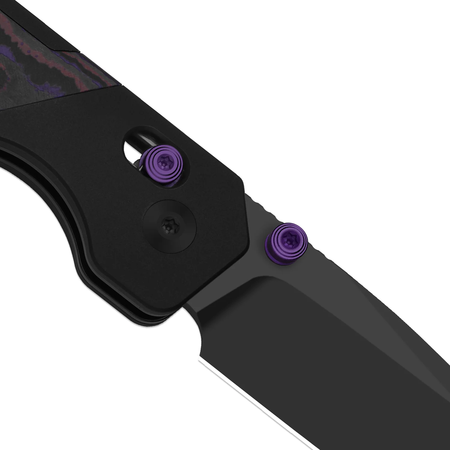 Militaw 315 KwikSwap™ | Kizer Clutch Lock™ | Elmax + Matte DLC Ultra | Aluminum & FatCarbon Purple Haze | KizerB™ 3634.31CDA1 - Image 7