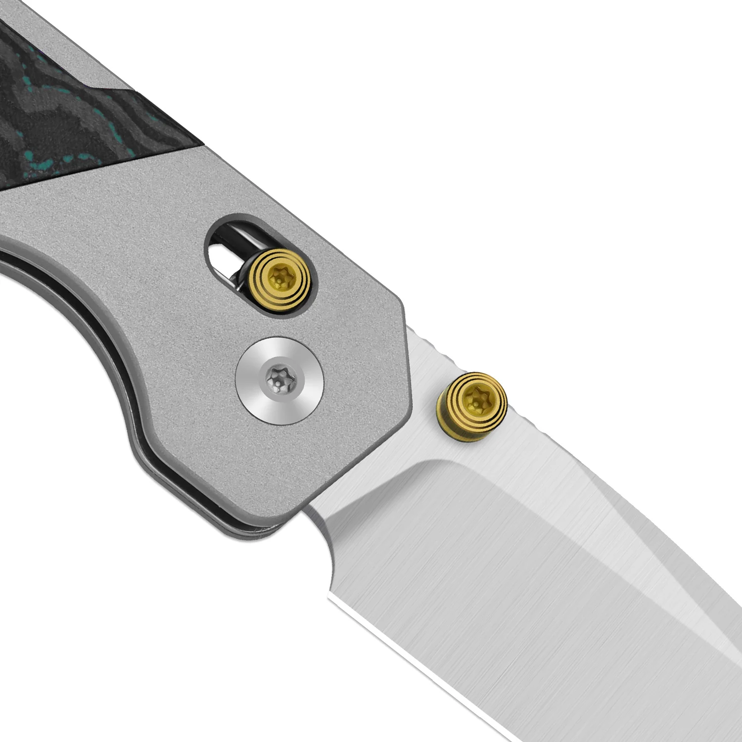 Militaw 315 KwikSwap™ | Kizer Clutch Lock™ | Elmax + Satin | Aluminum & Shipwreck CamoCarbon | KizerB™ 3634.31CDA2 - Image 7